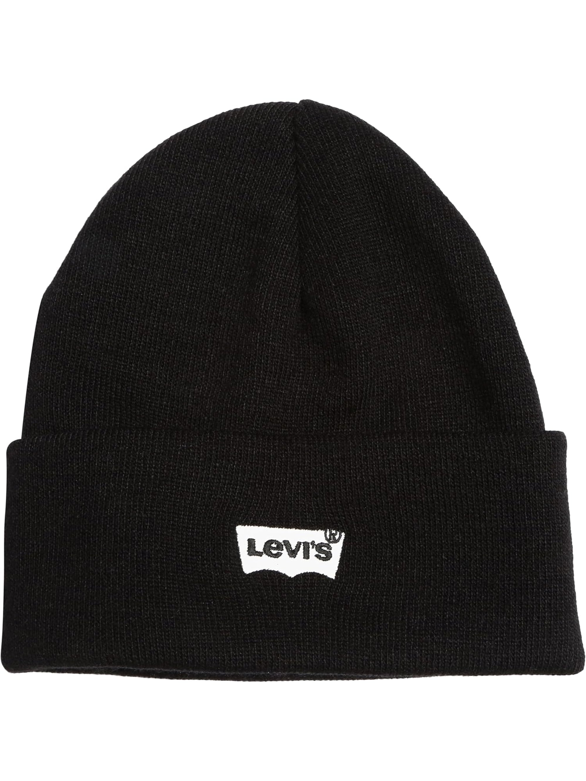 Cappello LEVISACC Unisex BATWING EMBROIDERED SLOUCHY BEANIE Nero