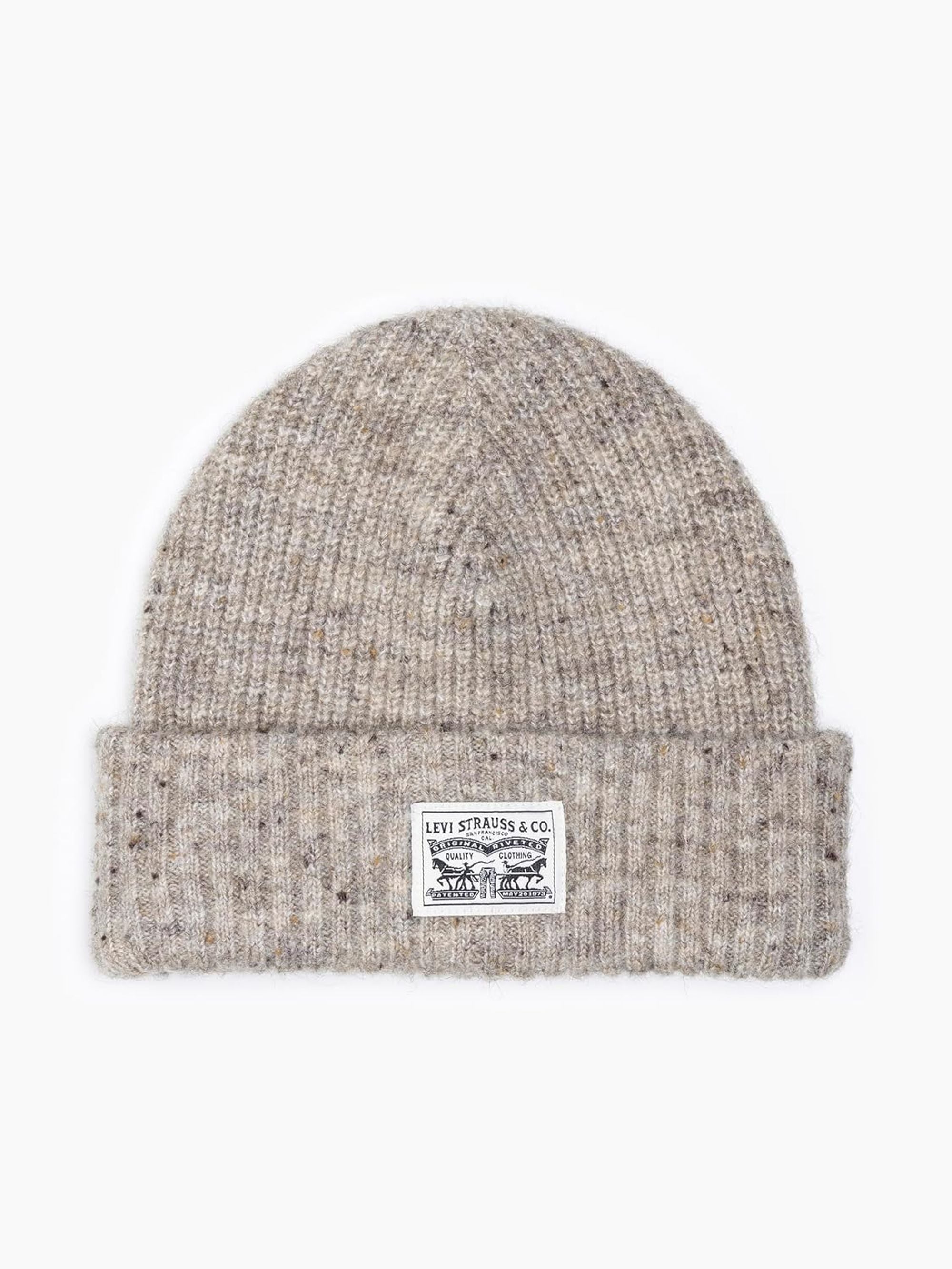 Cappello LEVISACC Unisex BACKPATCH BEANIE - HOLIDAY Avorio