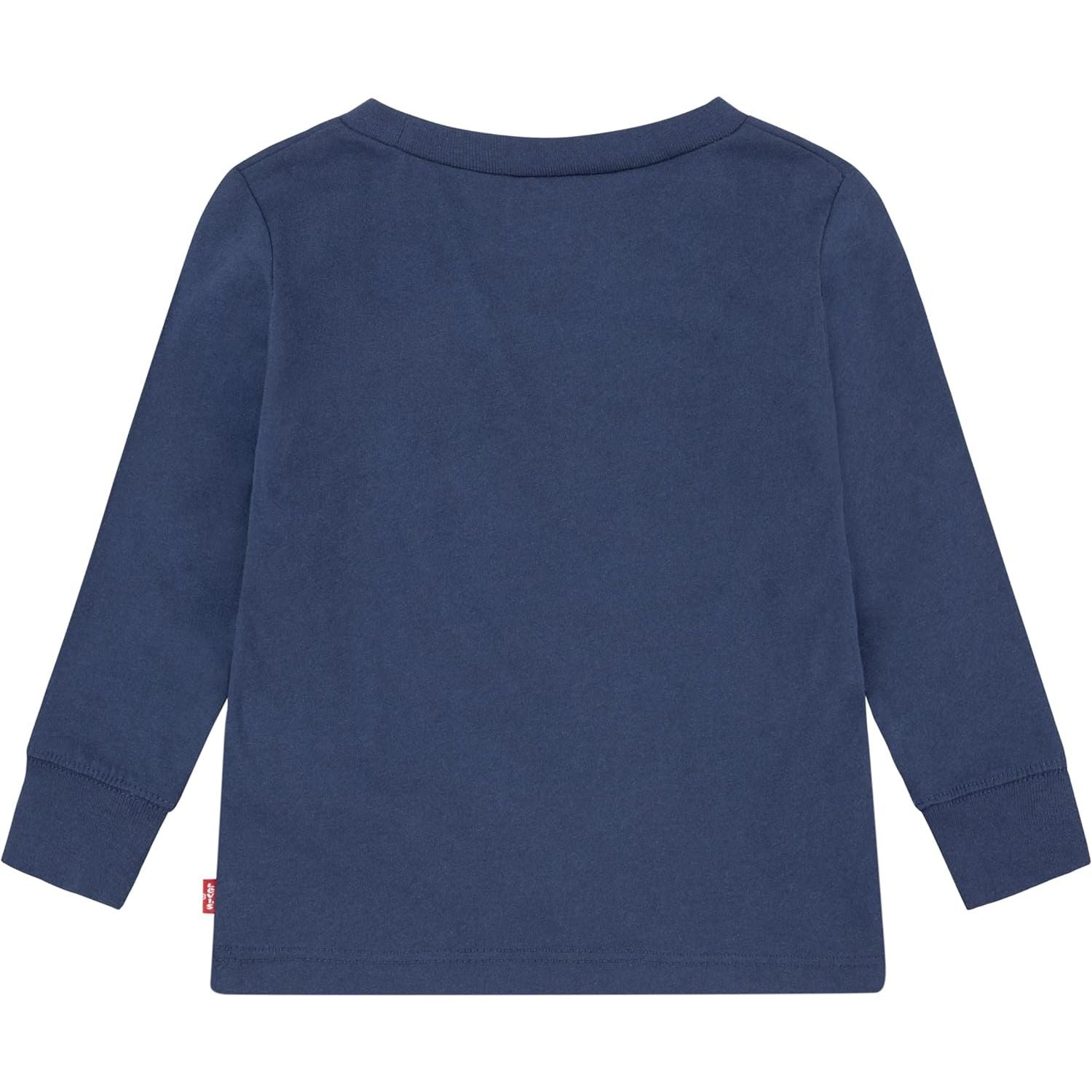 T-shirt LEVIS Bambino L/S BATWING Blu