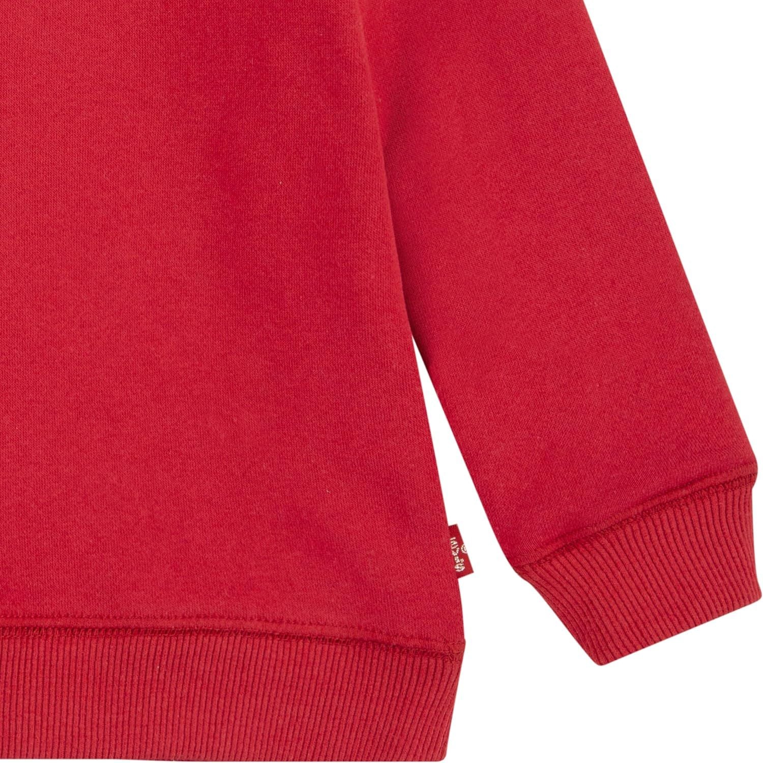 Felpa LEVIS Bambino BATWING CREWNECK T Rosso