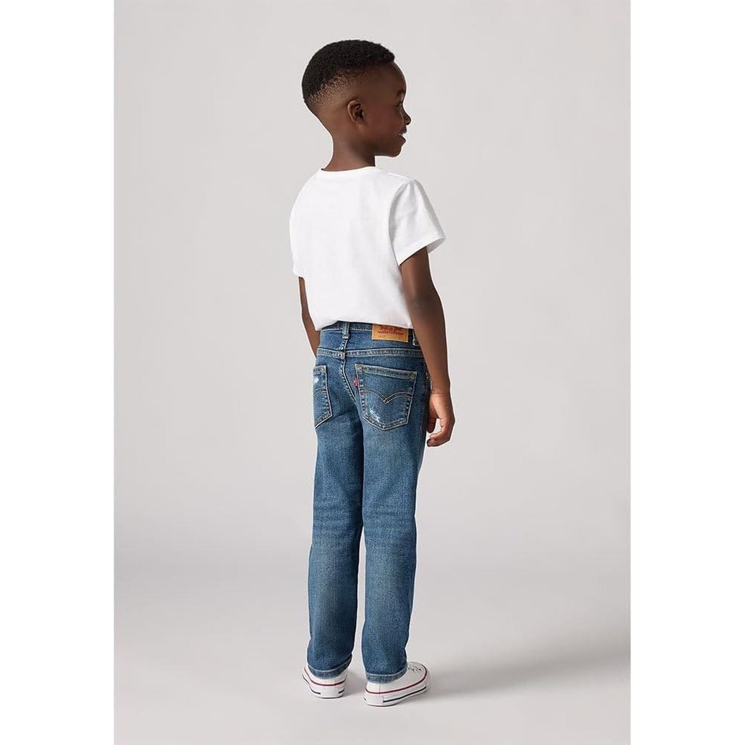 Jeans LEVIS Bambino 512 SLIM TAPER Bianco Angolo dello Sport Online Store