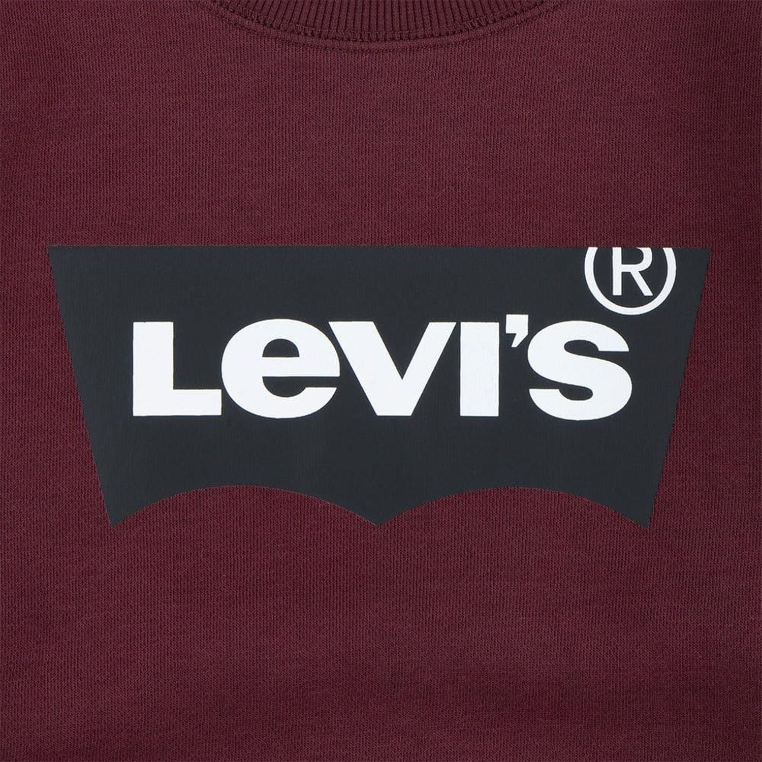 Felpa LEVIS Bambino BATWING CREWNECK Bordeaux