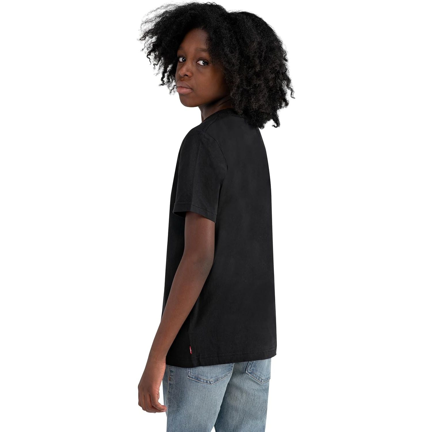 T-shirt LEVIS Bambino BATWING CHEST HIT Nero