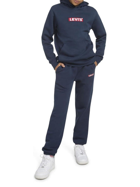 Pantalone Felpa Levis Bambino Boxtab Jogger Blu Levi's  Angolo dello Sport