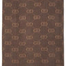 Sciarpa LIU JO Donna JACQUARD MONOGRAM Marrone