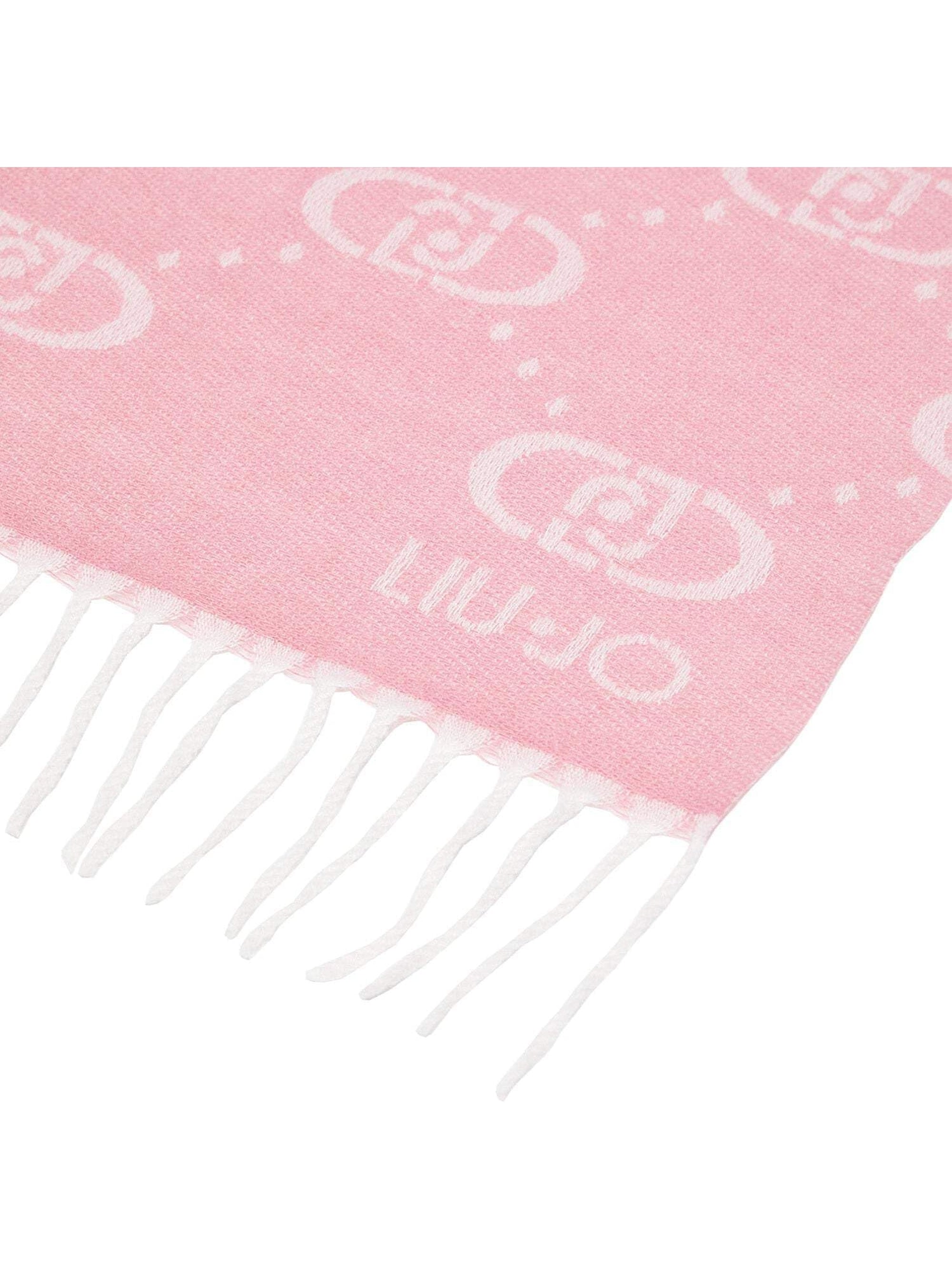 Sciarpa LIU JO Donna JACQUARD MONOGRAM Rosa