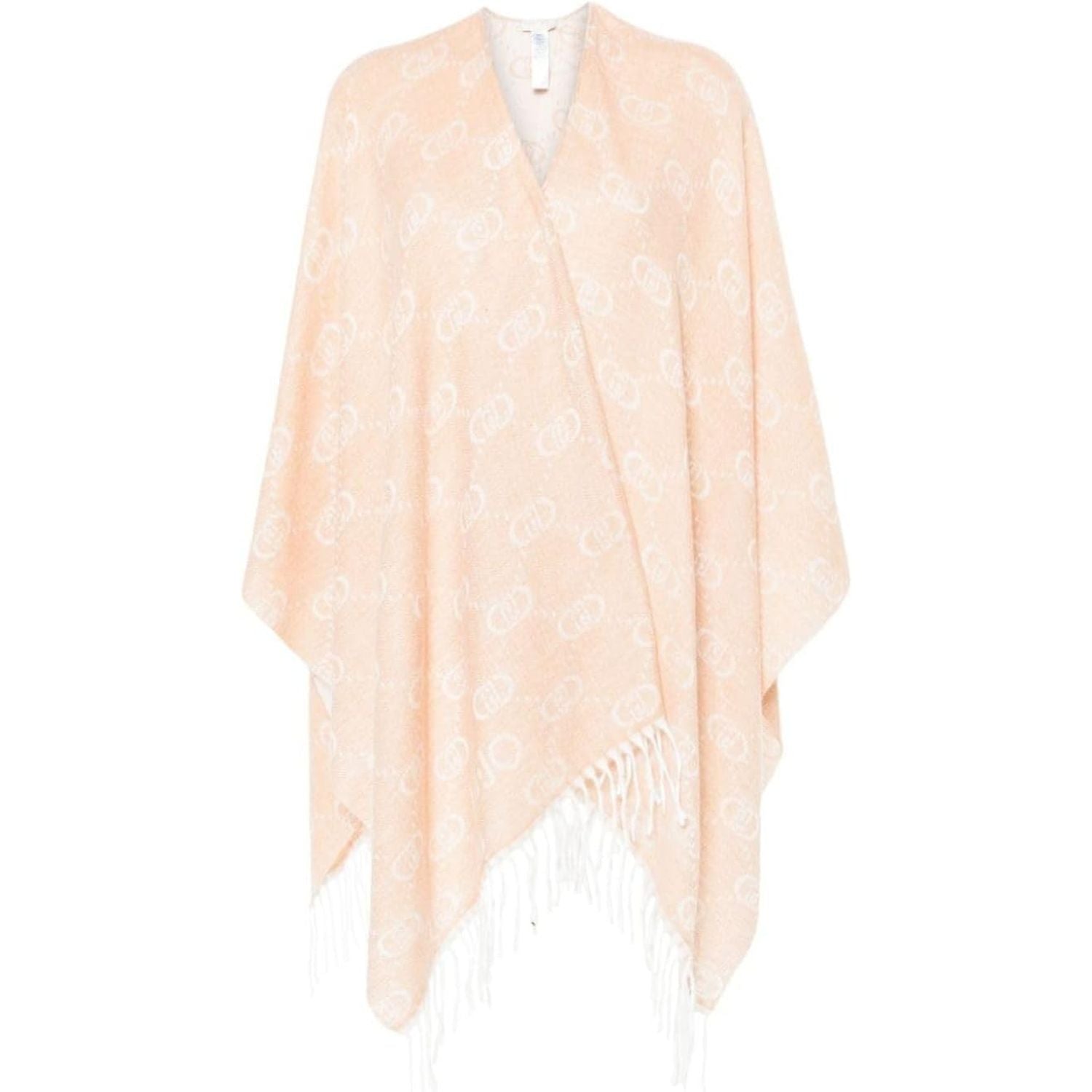 Poncho LIU JO Donna LOGO MONOGRAM Rosa