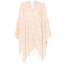 Poncho LIU JO Donna LOGO MONOGRAM Rosa