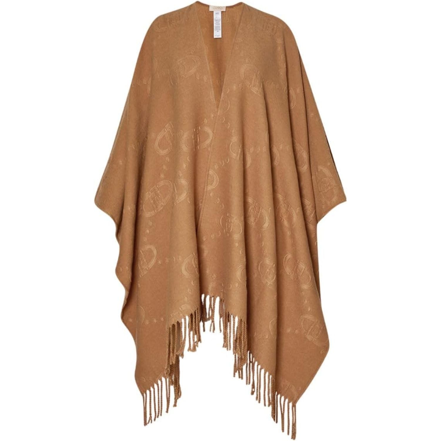 Poncho LIU JO Donna EMBOSSED Beige