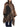 Poncho LIU JO Donna CHECK ANIMALIER Marrone