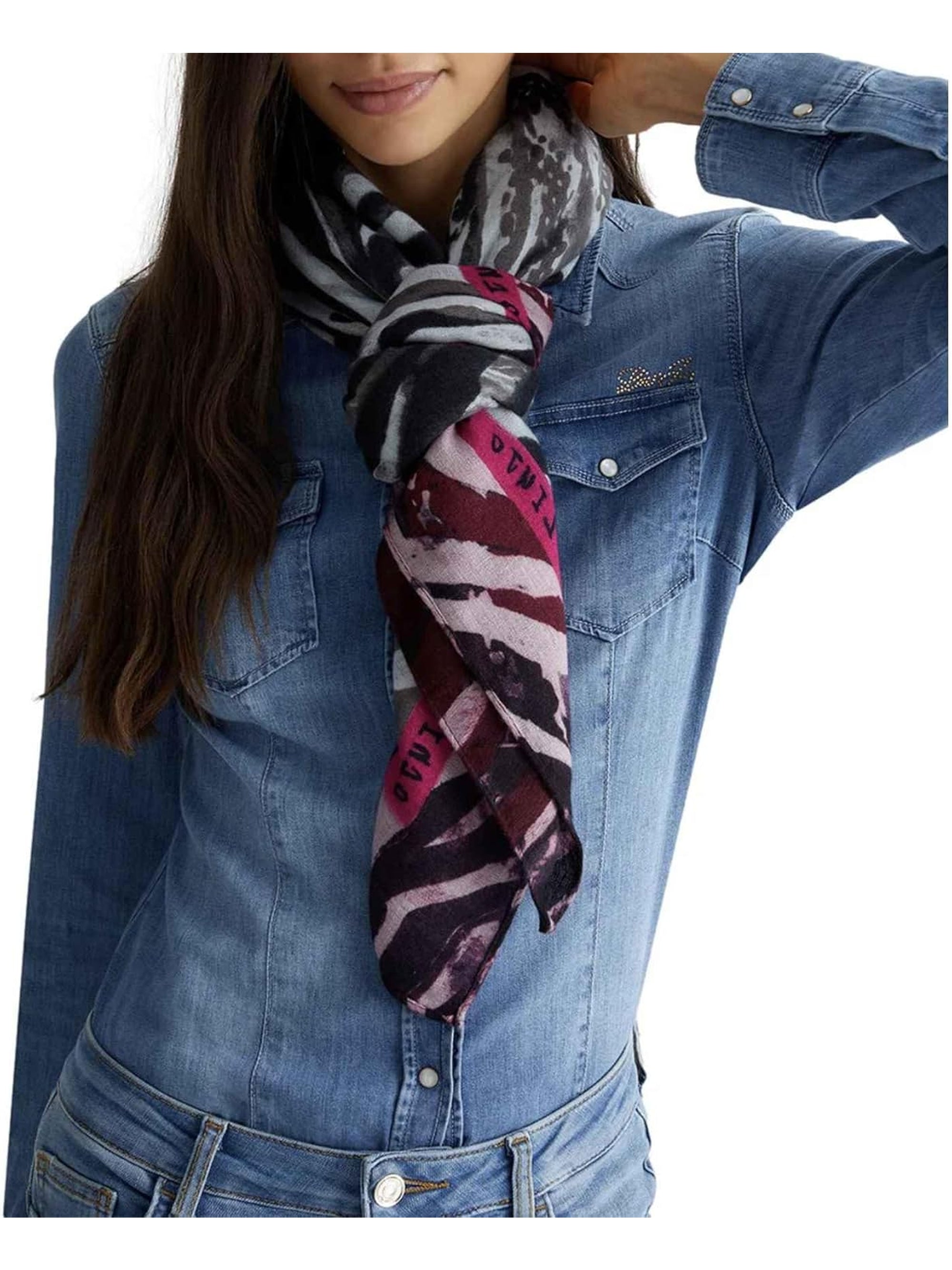 Foulard LIU JO Donna PITONE 120X120 Multicolore