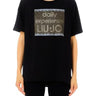 T-shirt LIU JO Donna M/C Nero