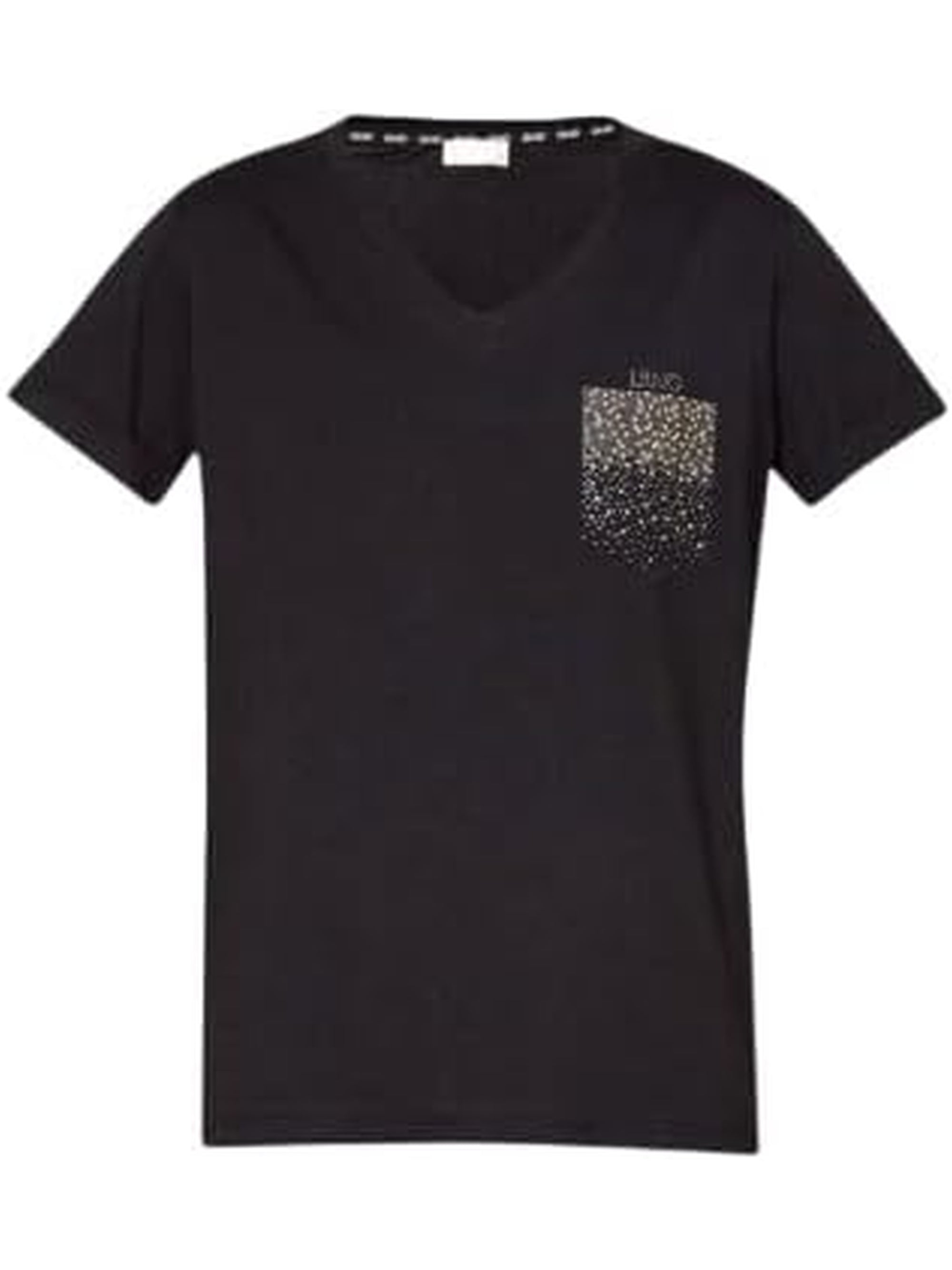 T-shirt LIU JO Donna M/C Nero