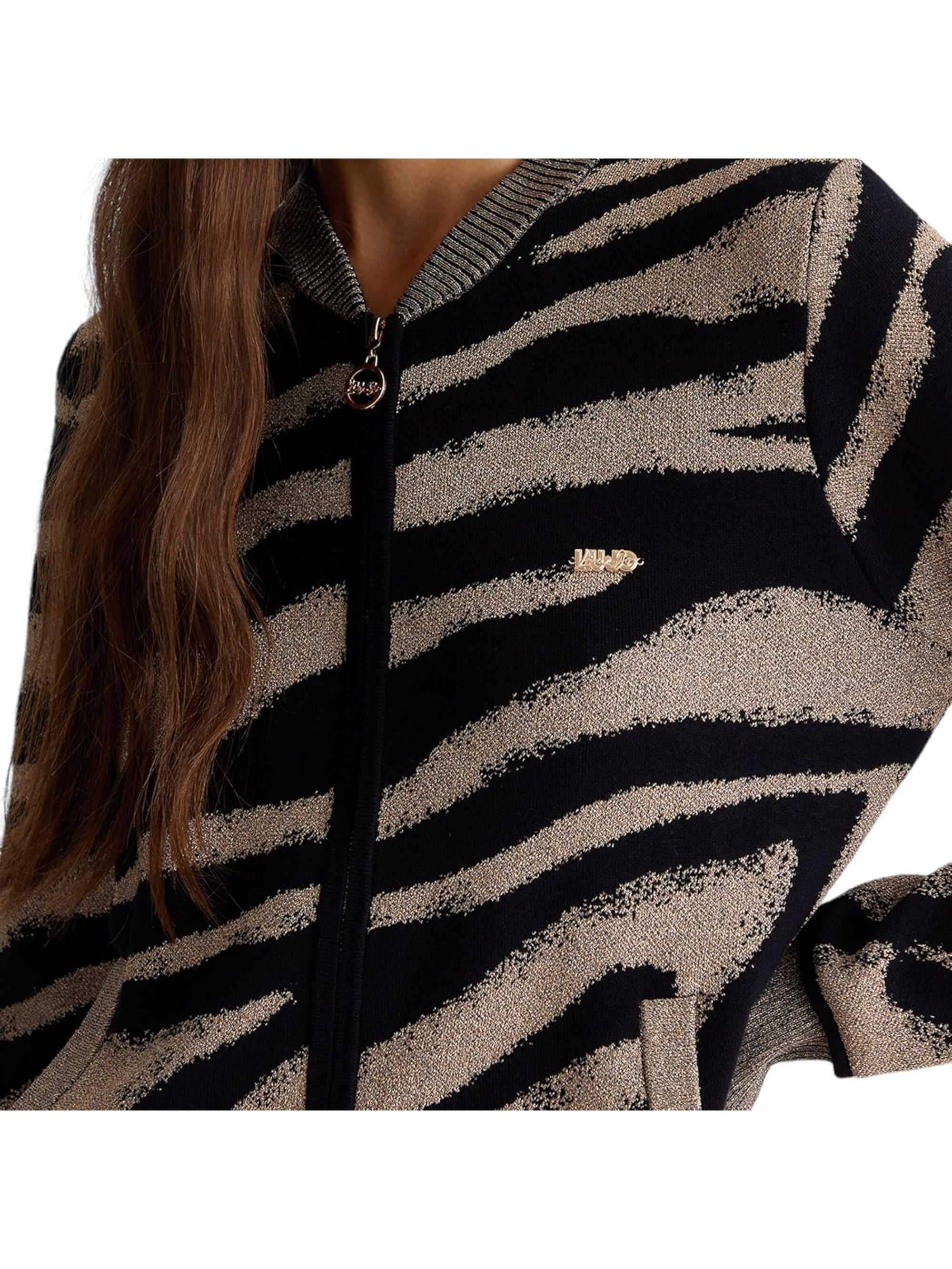 Pullover LIU JO Donna ZIPPATA M/L Zebrato