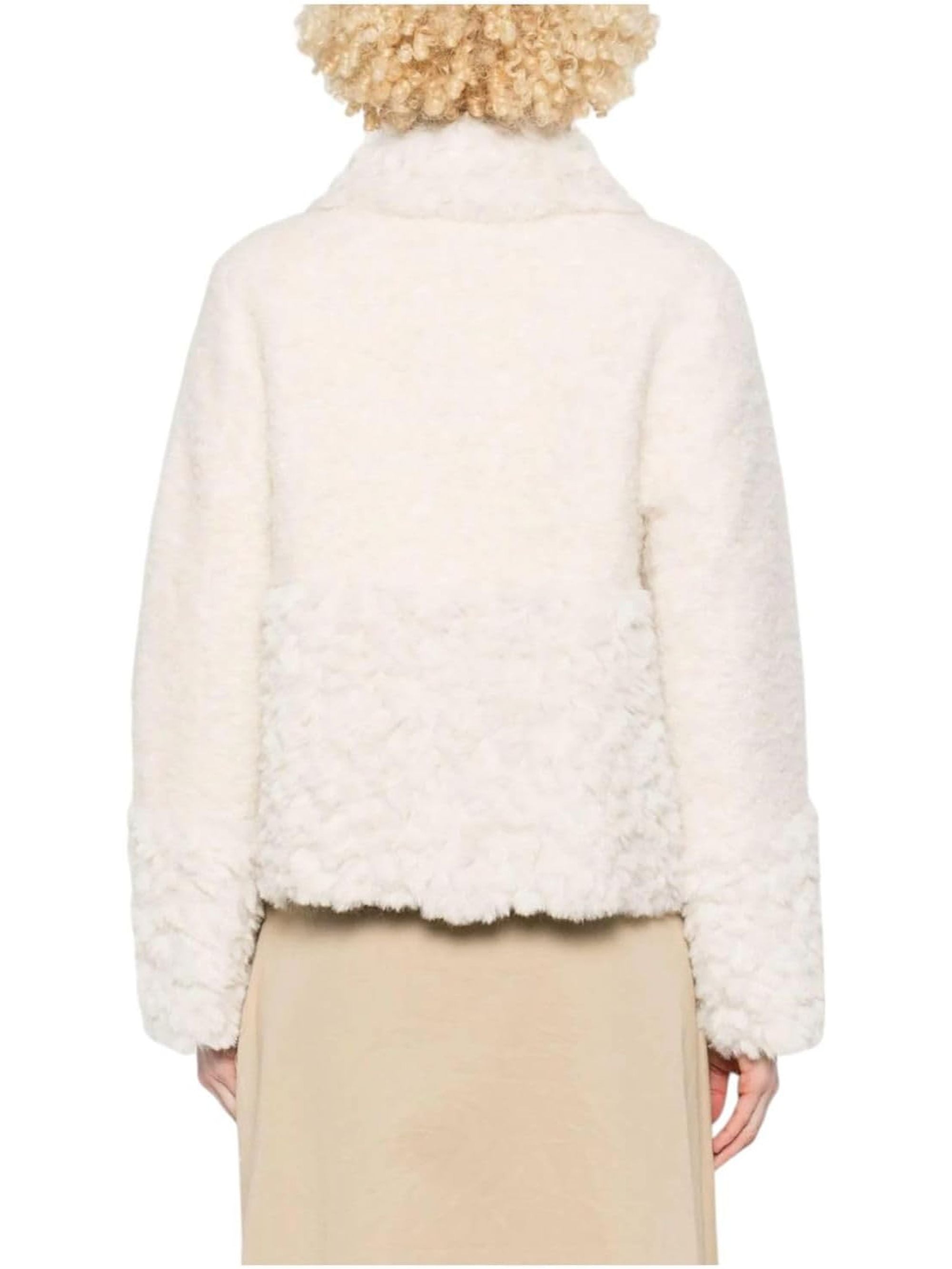 Giubbotto LIU JO Donna WOOLED FUR Bianco