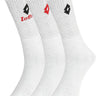 Calze Sportive LOTTO Unisex quarter pk3 Bianco