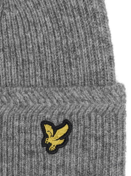 Cappello Lyle & Scott Uomo Racked Rib Grigio Lyle & Scott  Angolo dello Sport