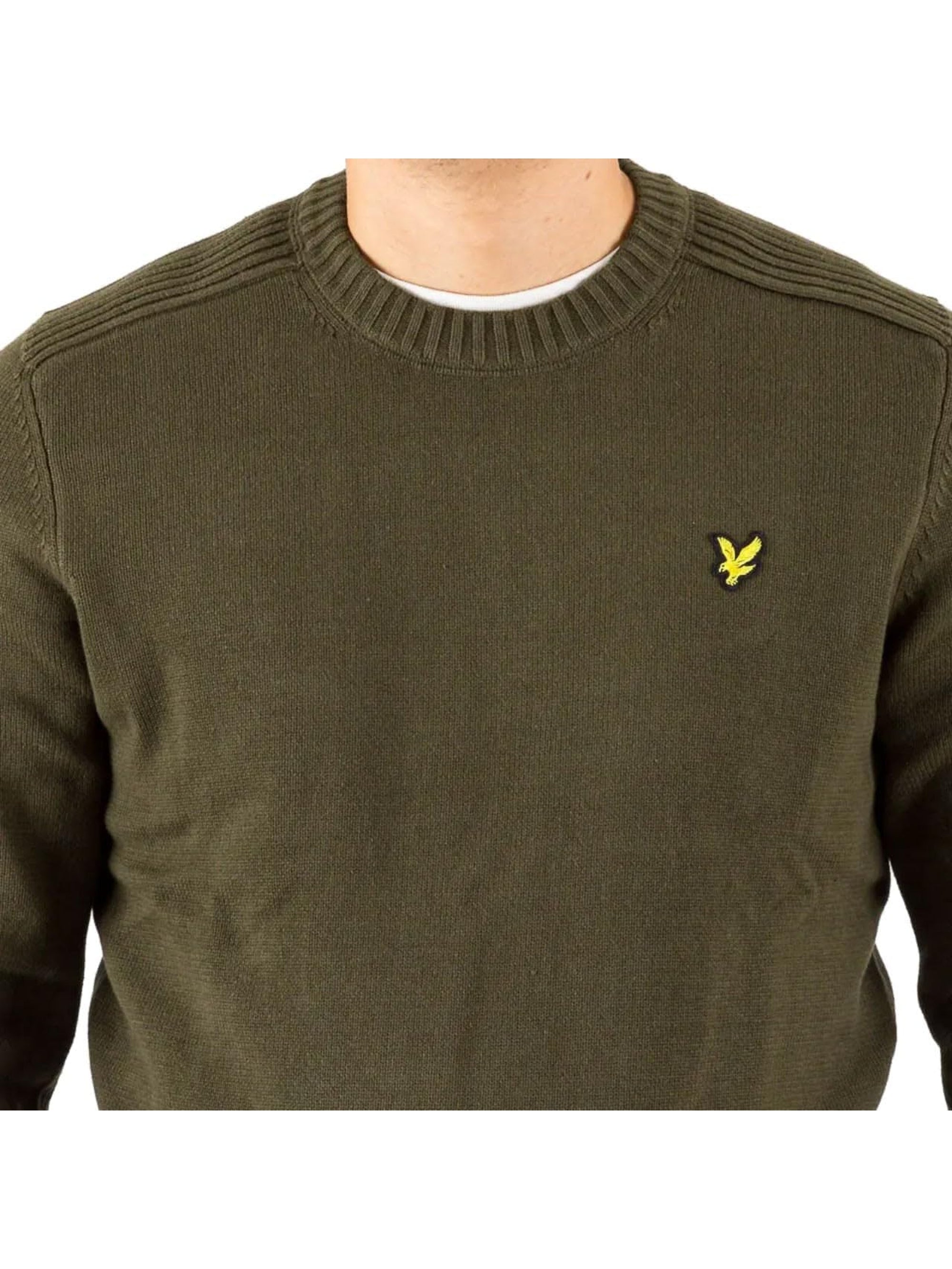 Pullover LYLE & SCOTT Uomo SHOULDER DETAIL Verde