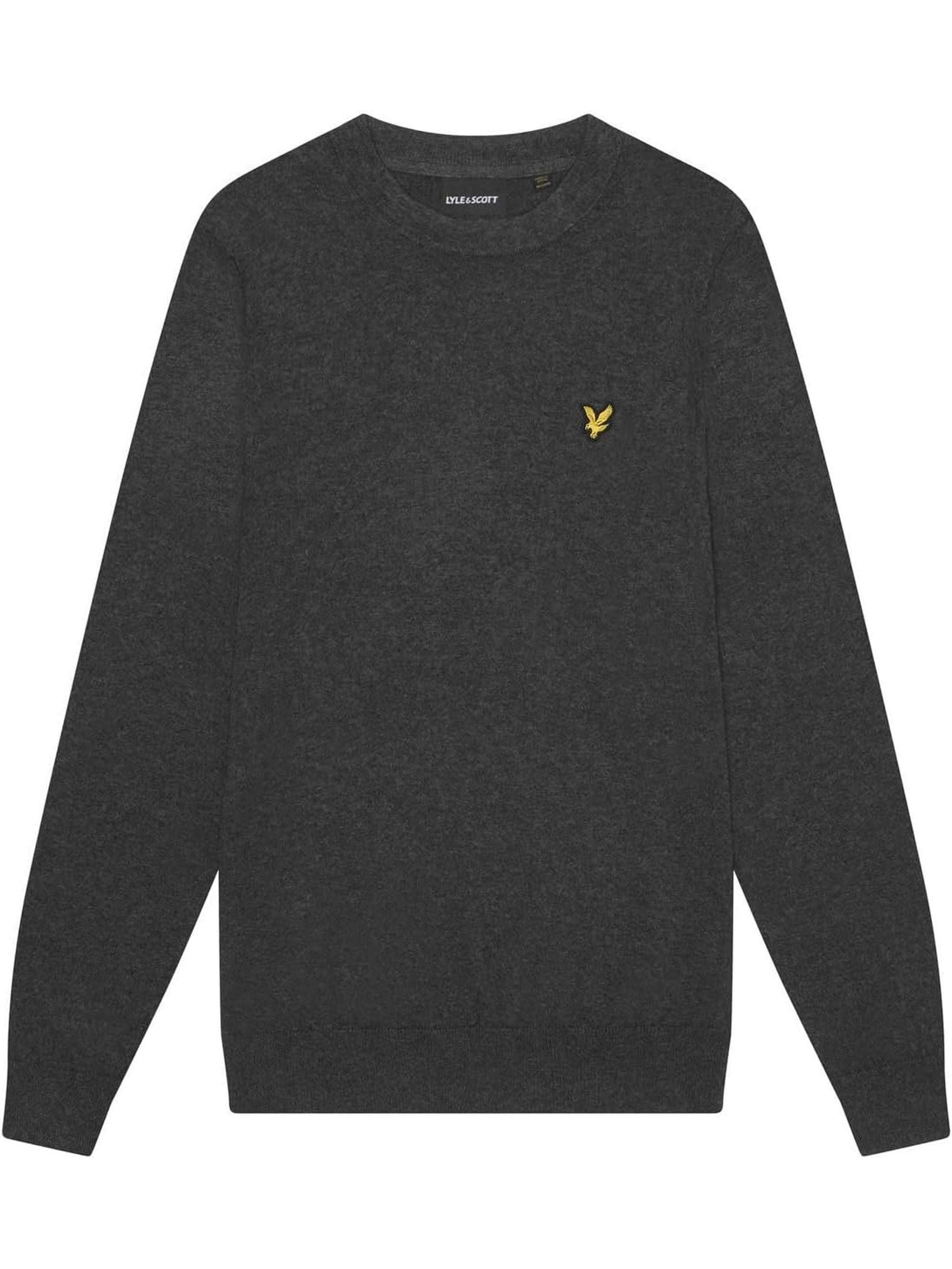 Pullover LYLE & SCOTT Uomo MERINO CREW NECK Grigio