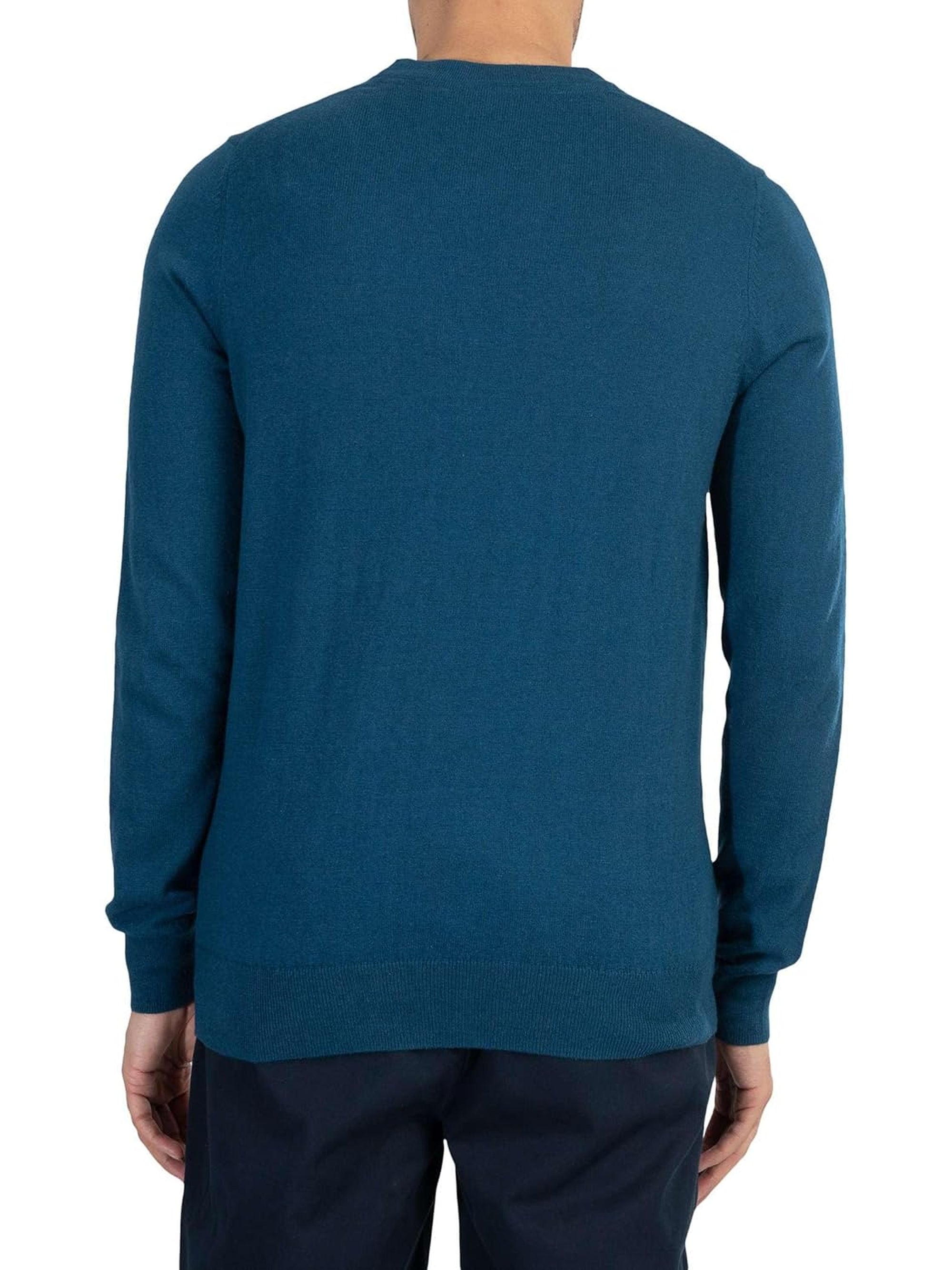 Pullover LYLE & SCOTT Uomo MERINO CREW NECK Blu