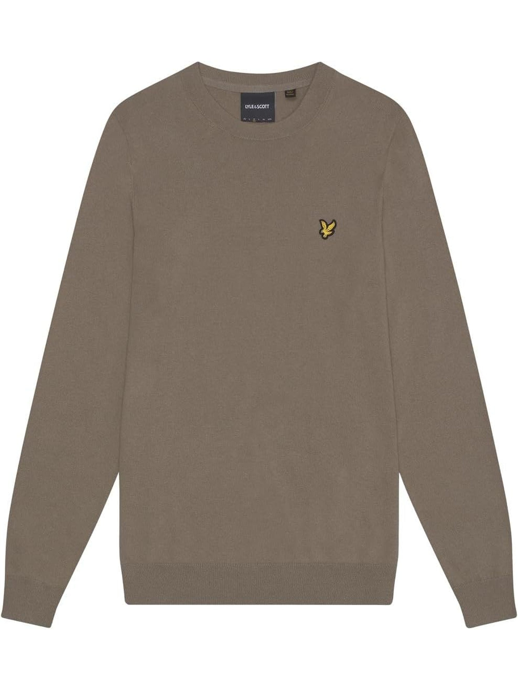 Pullover LYLE & SCOTT Uomo MERINO CREW NECK Marrone