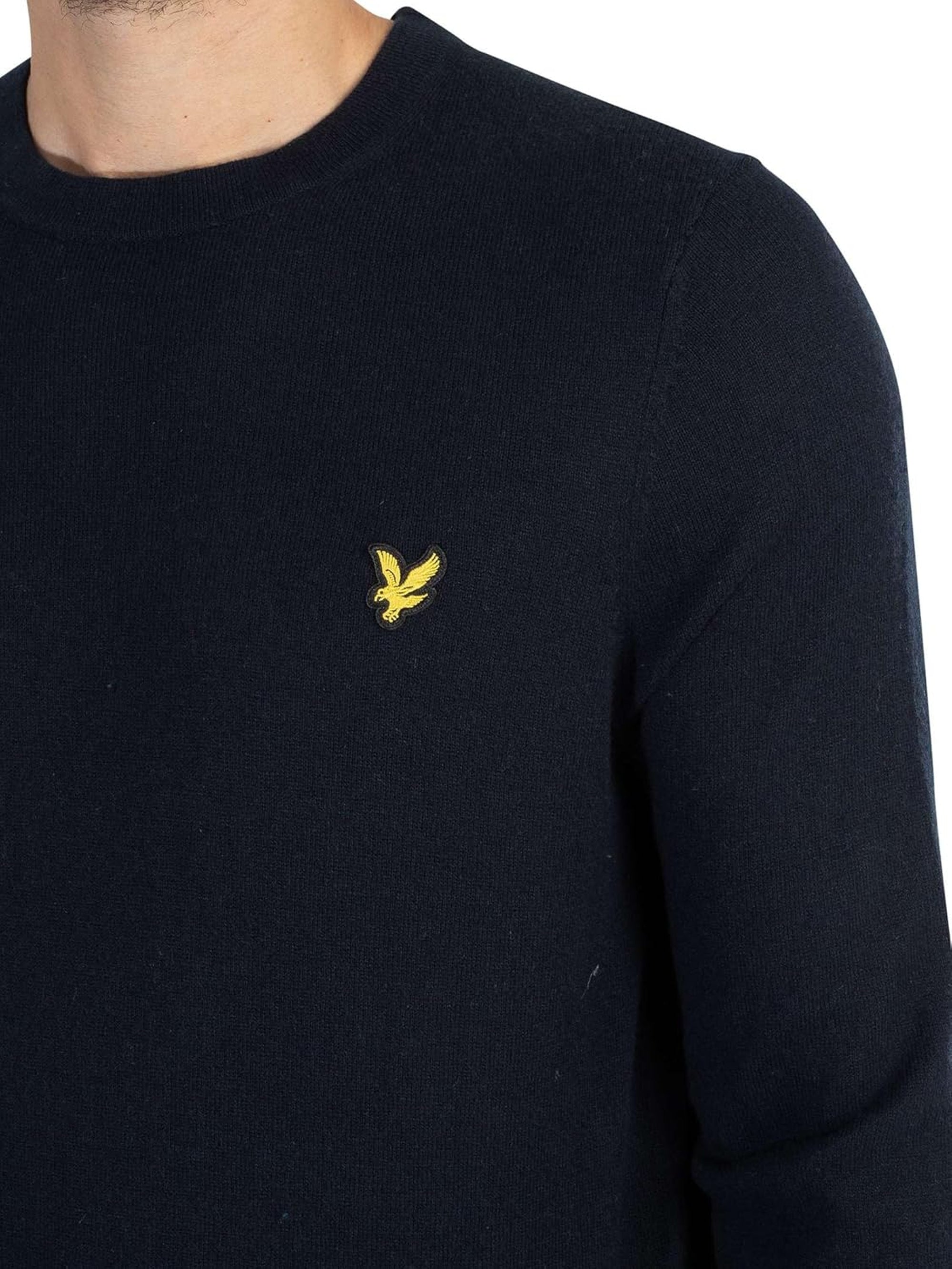 Pullover LYLE & SCOTT Uomo MERINO CREW NECK Blu