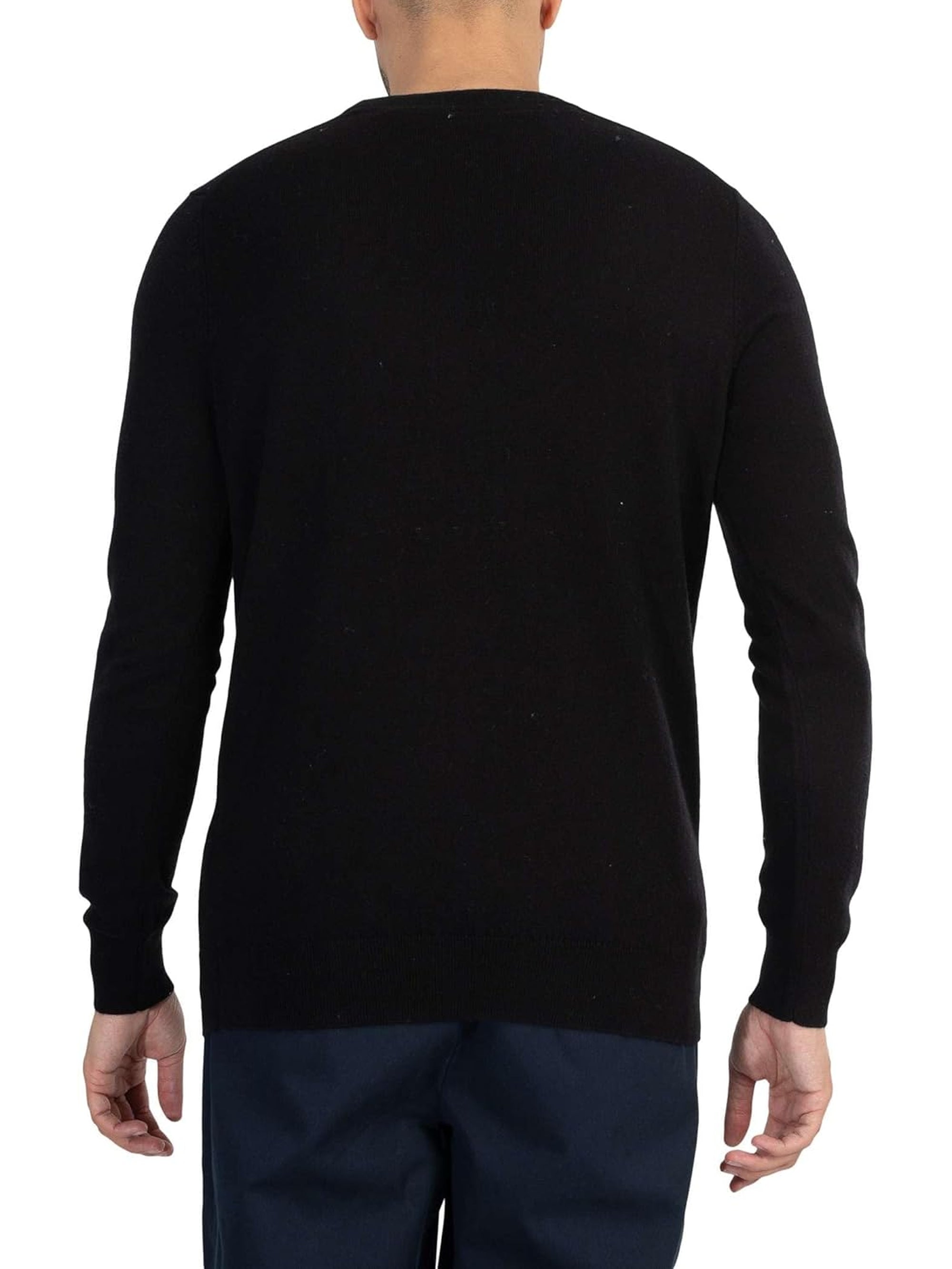 Pullover LYLE & SCOTT Uomo MERINO CREW NECK Nero