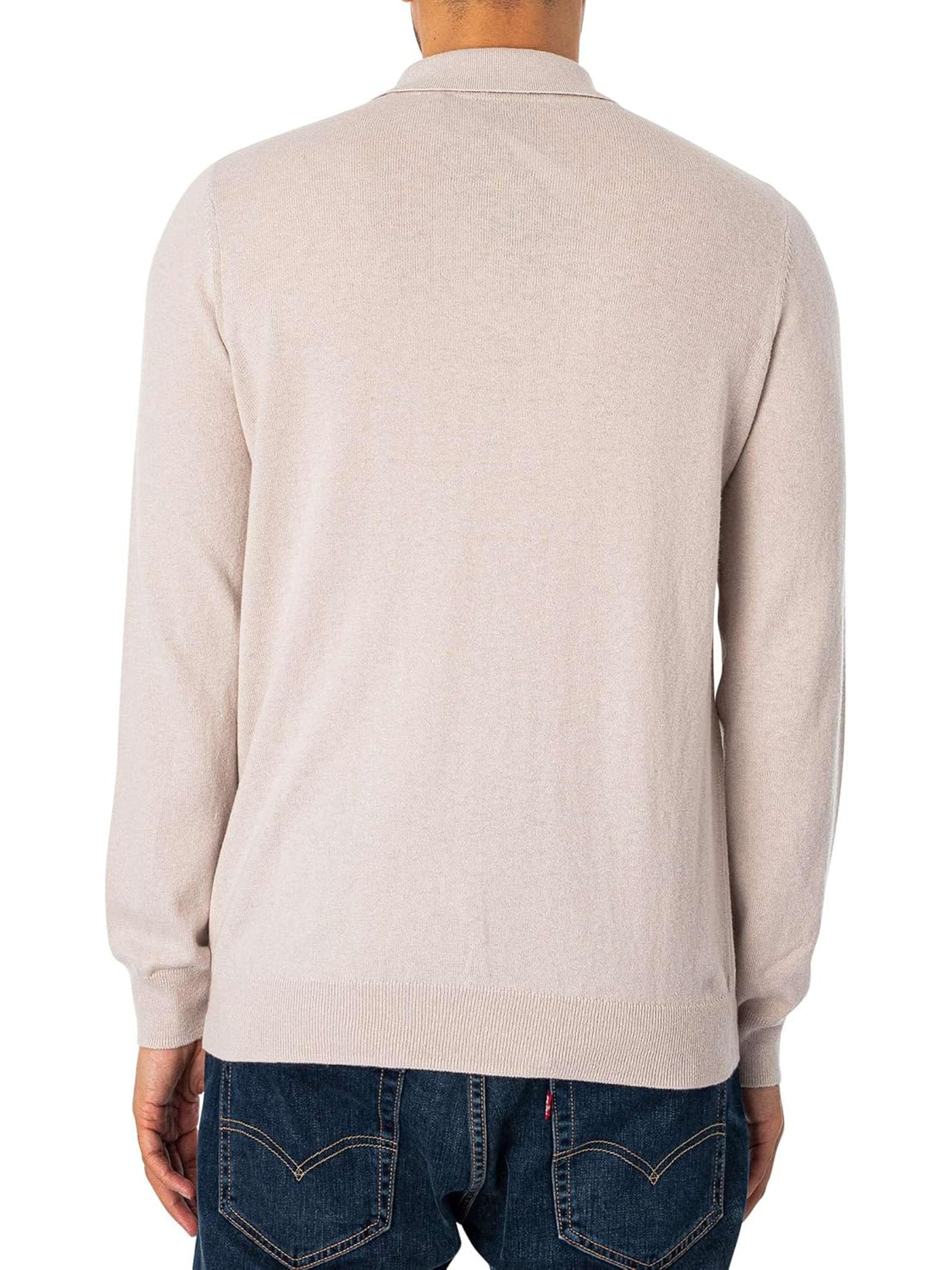 Pullover LYLE & SCOTT Uomo MERINO LONG SLEEVE KNIT Bianco