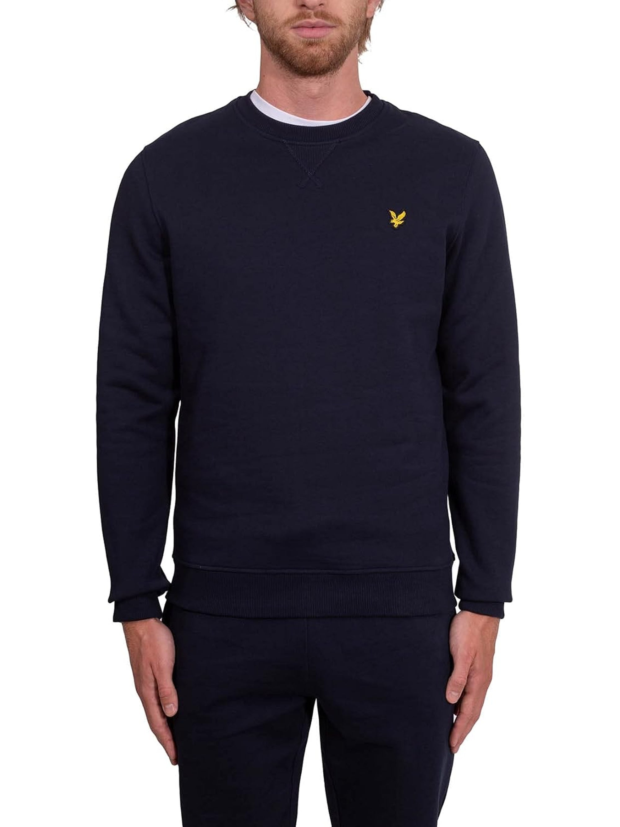 Felpa LYLE & SCOTT Uomo BACK CREW NECK Blu