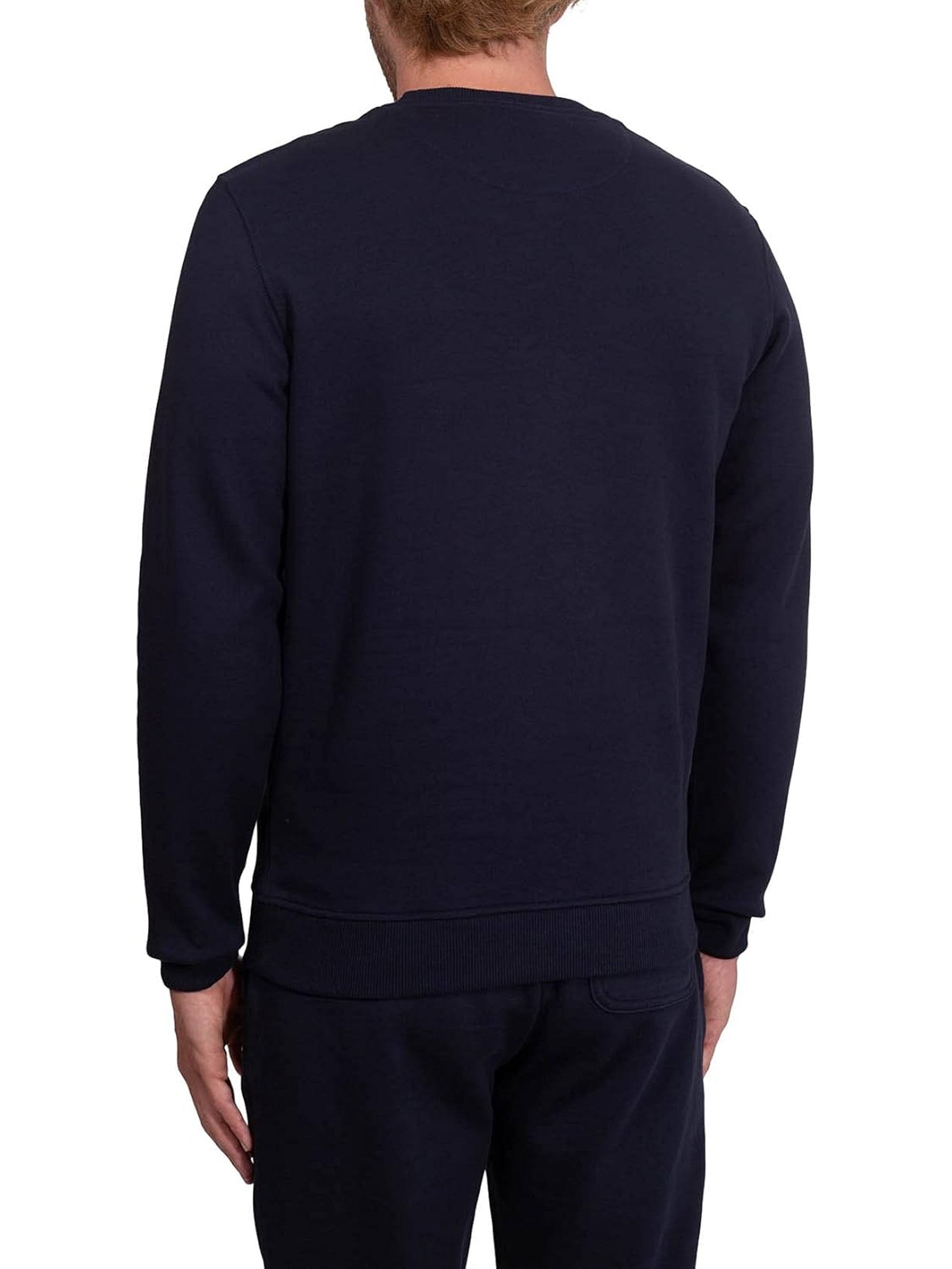 Felpa LYLE & SCOTT Uomo BACK CREW NECK Blu