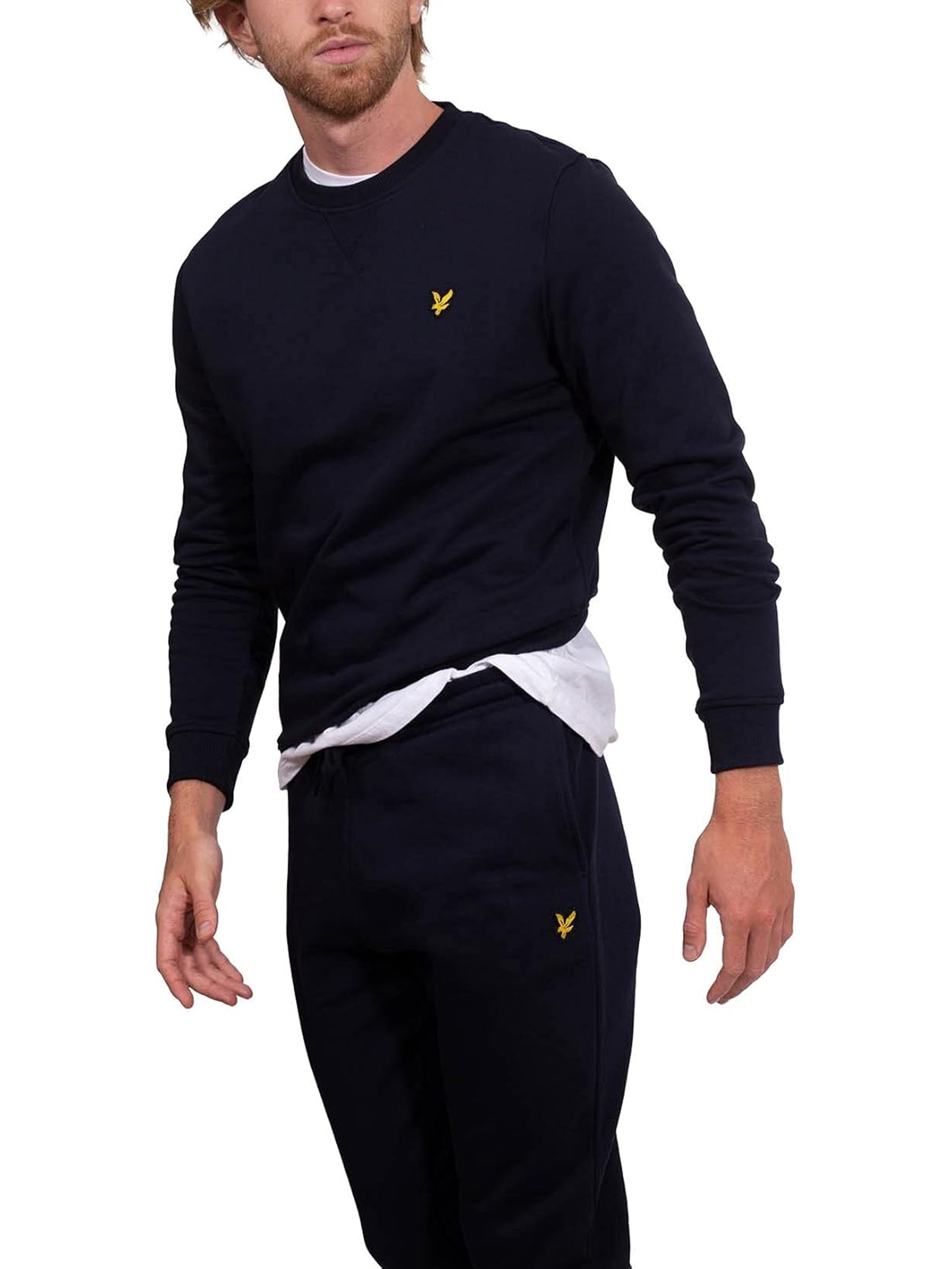 Felpa LYLE & SCOTT Uomo BACK CREW NECK Blu