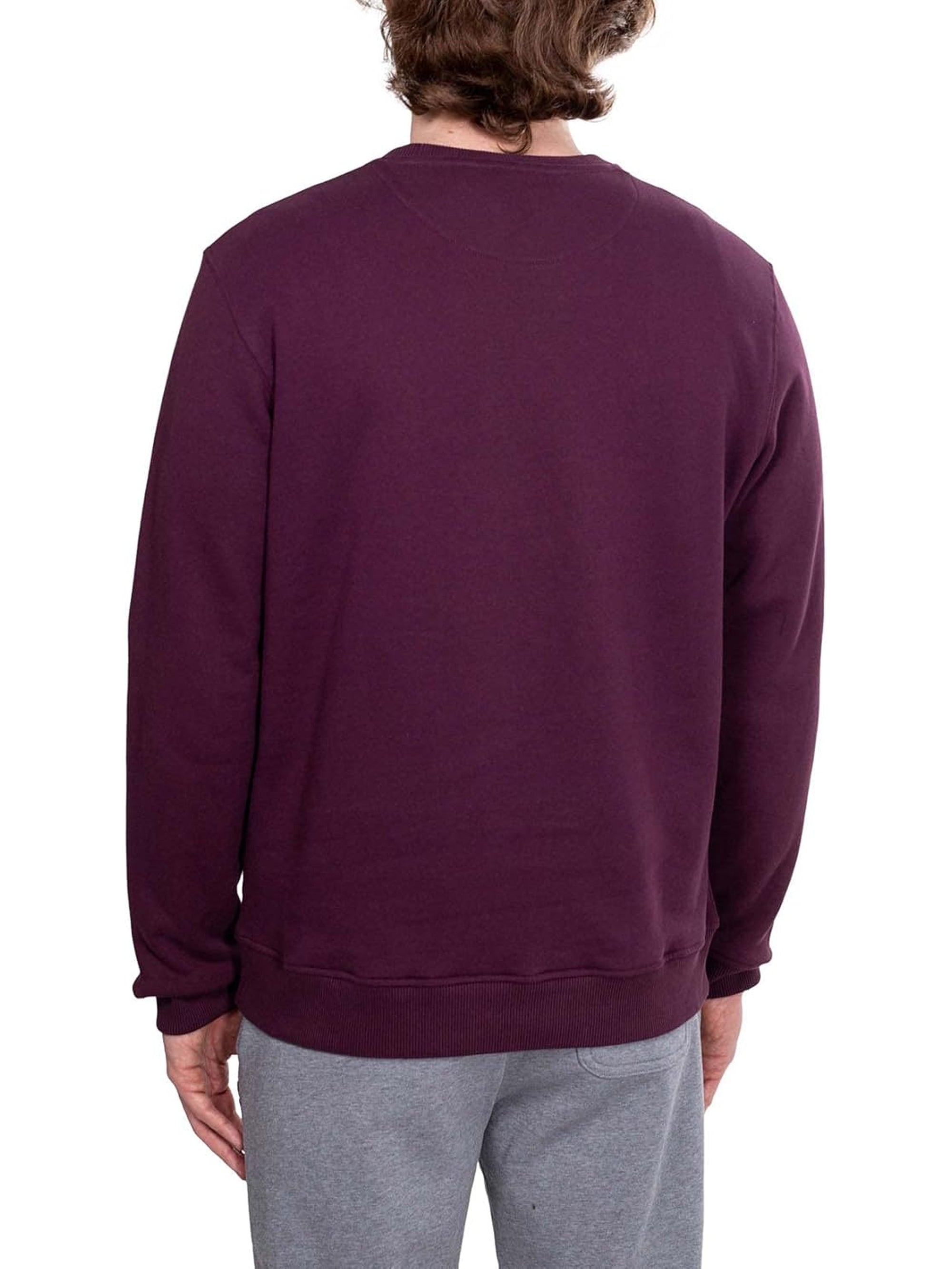 Felpa LYLE & SCOTT Uomo BACK CREW NECK Bordeaux