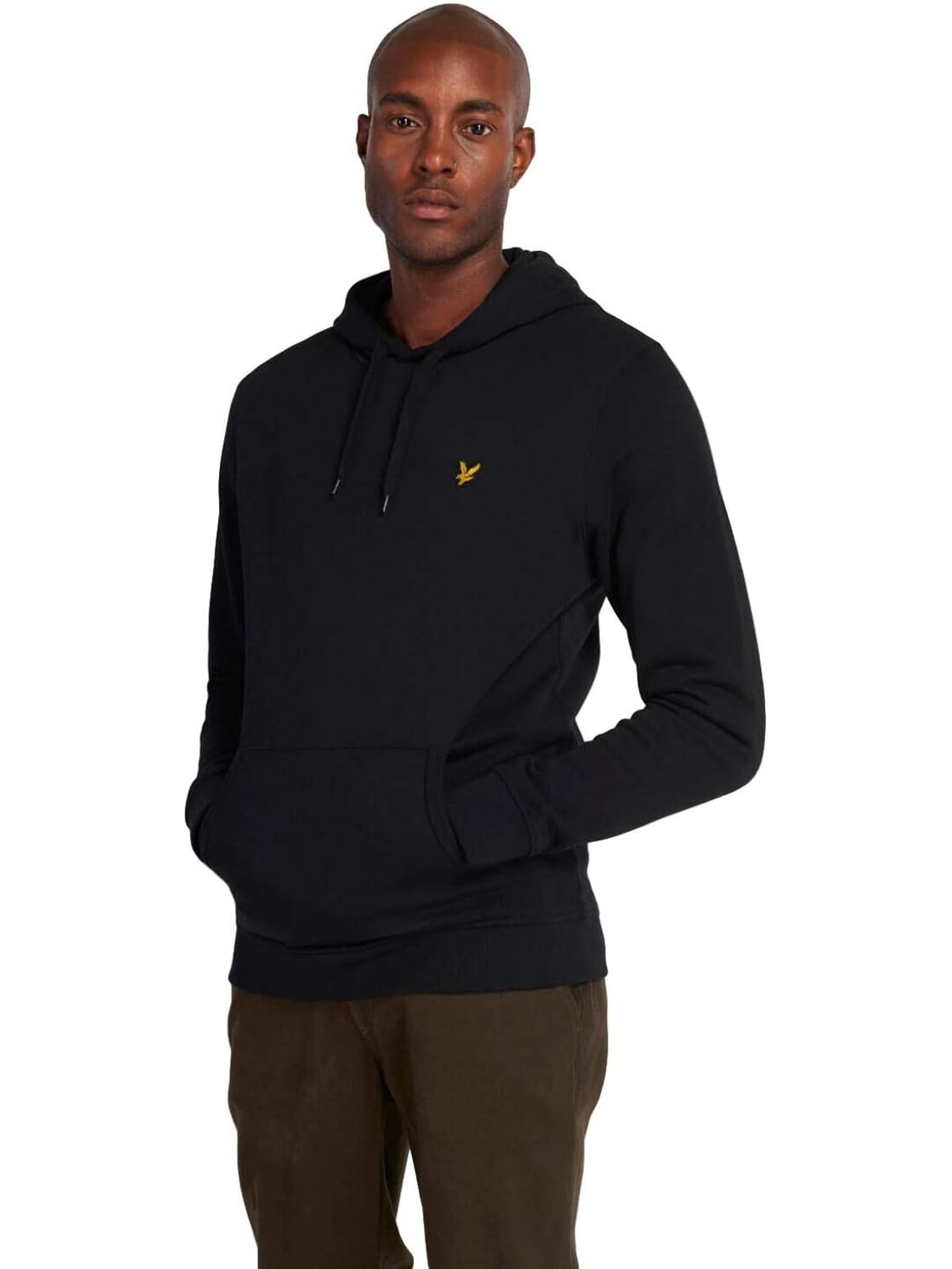 Felpa LYLE & SCOTT Uomo BACK CREW NECK Nero