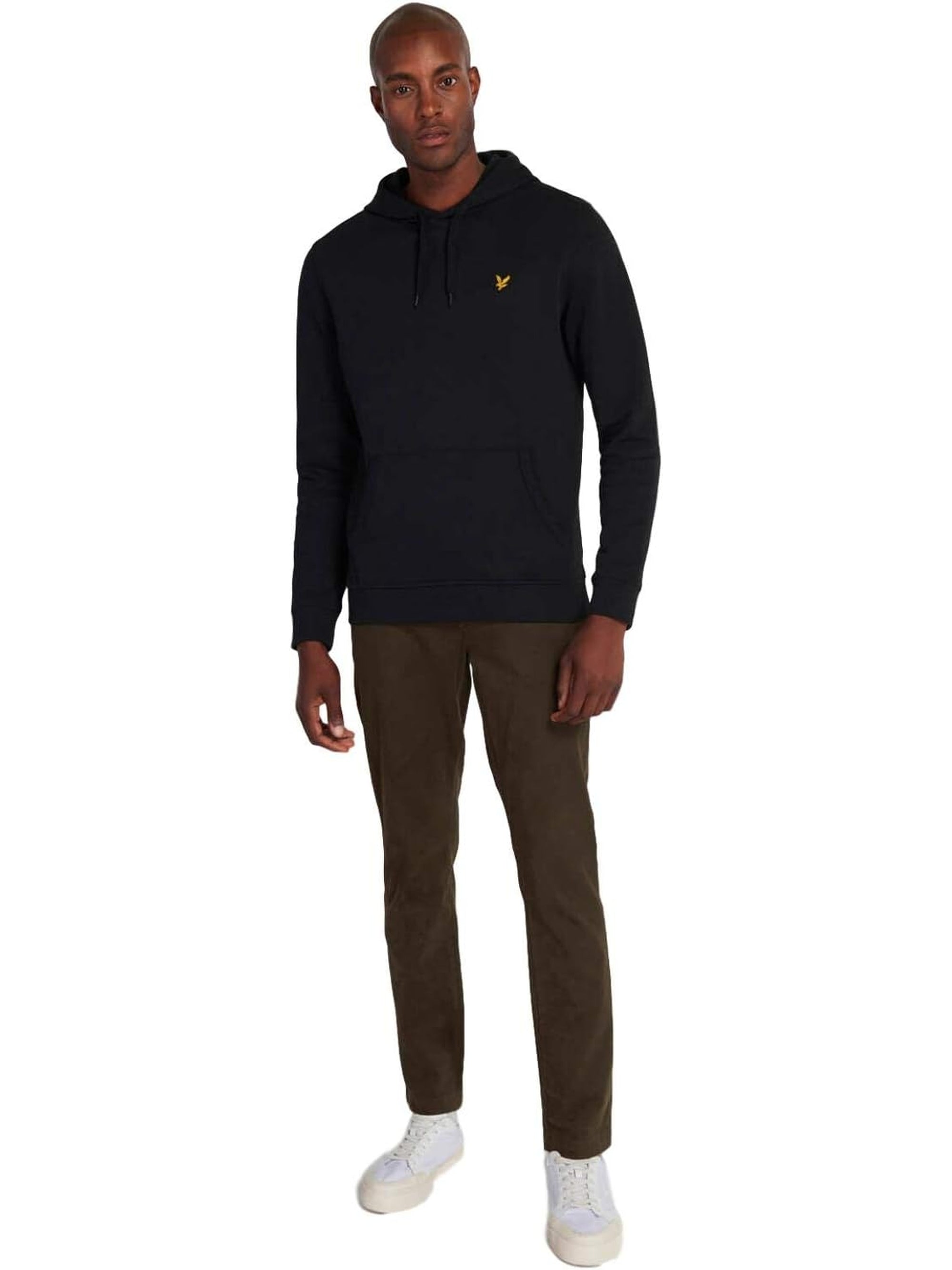 Felpa LYLE & SCOTT Uomo BACK CREW NECK Nero