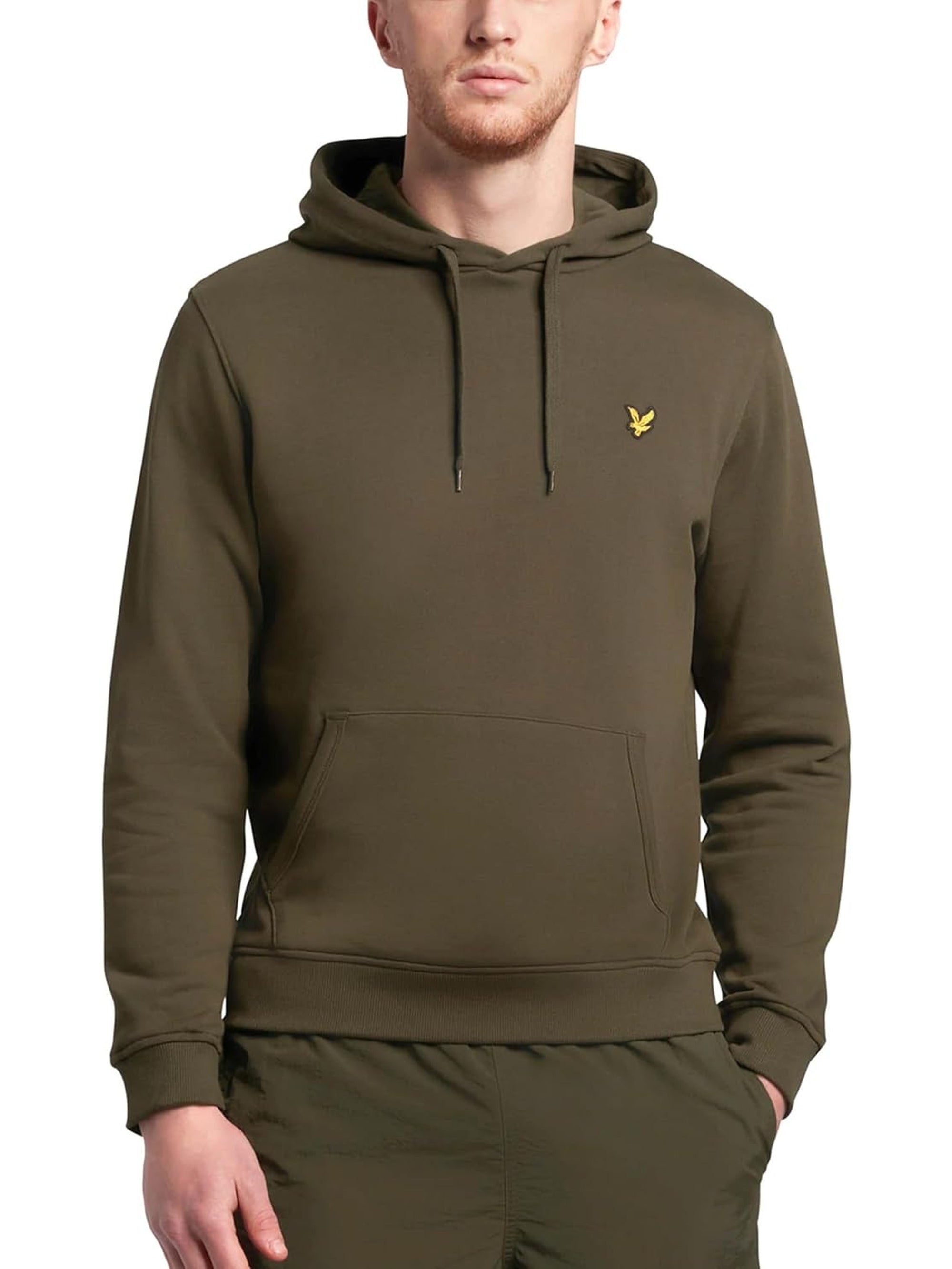 Felpa LYLE & SCOTT Uomo BACK HOODIE Verde