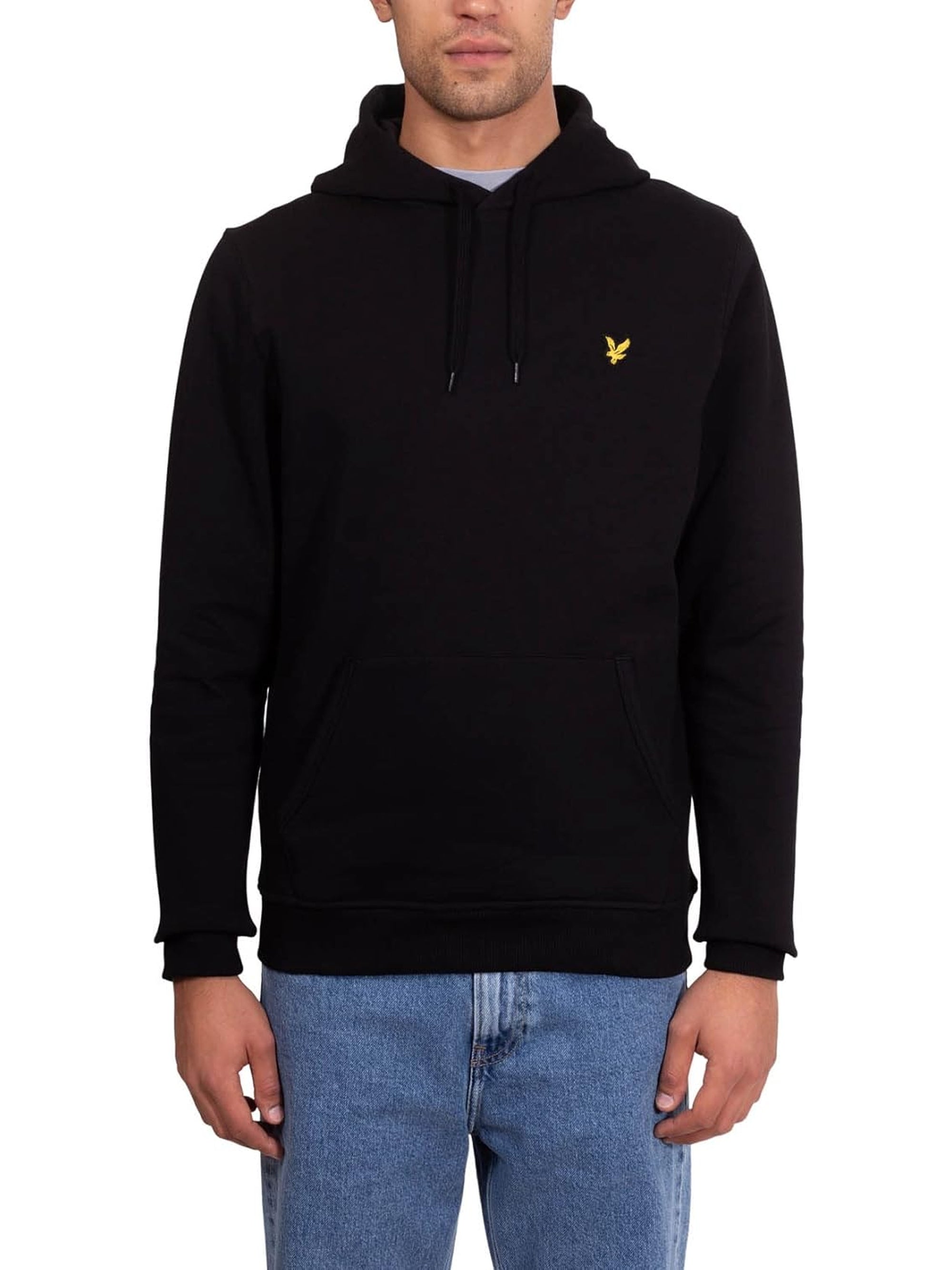 Felpa LYLE & SCOTT Uomo BACK HOODIE Nero