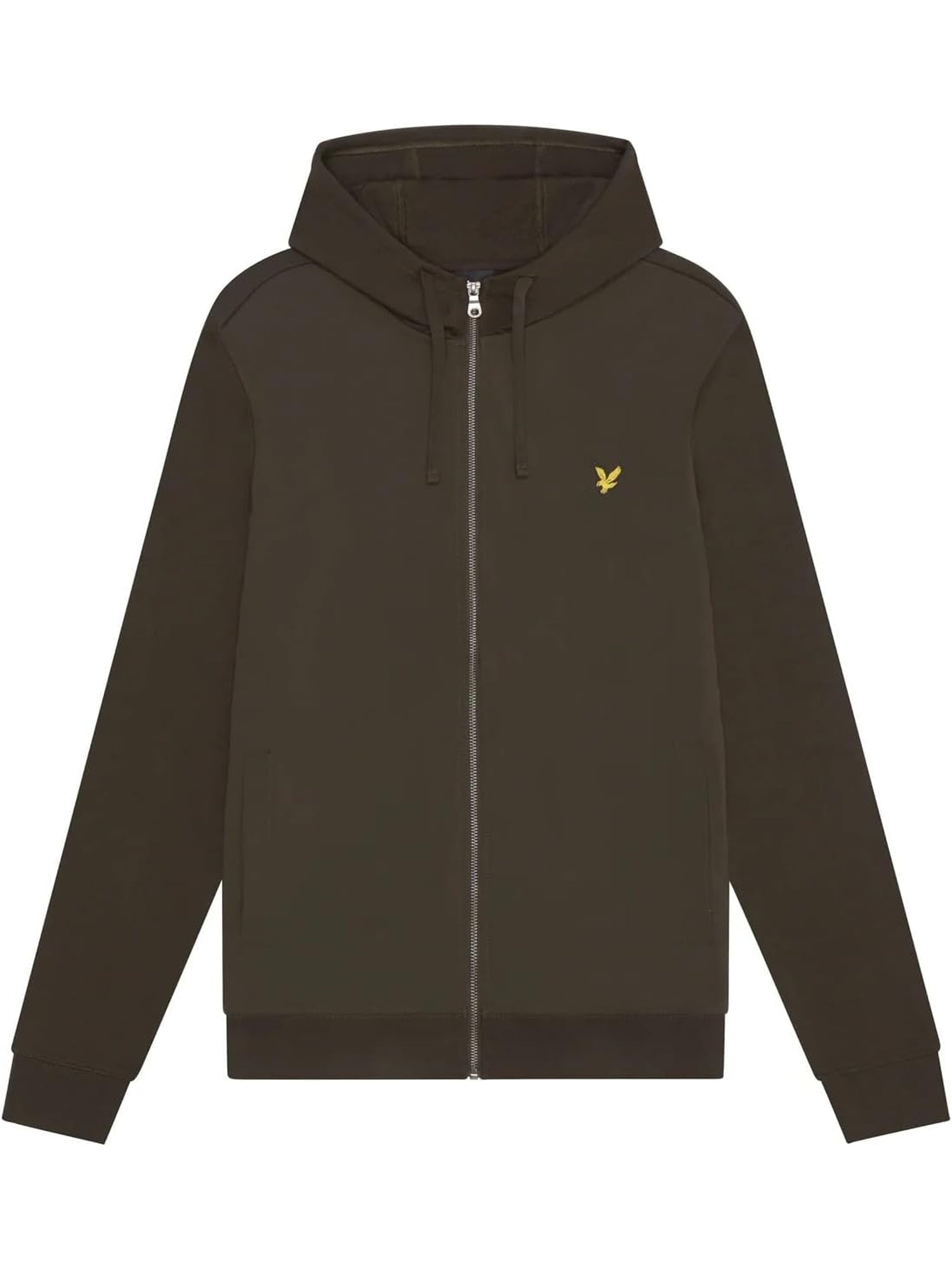 Felpa LYLE & SCOTT Uomo HYBRID ZIP Verde