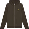 Felpa LYLE & SCOTT Uomo HYBRID ZIP Verde