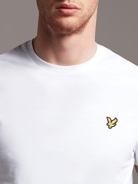 T-Shirt Lyle & Scott Uomo Plain Bianco Lyle & Scott  Angolo dello Sport