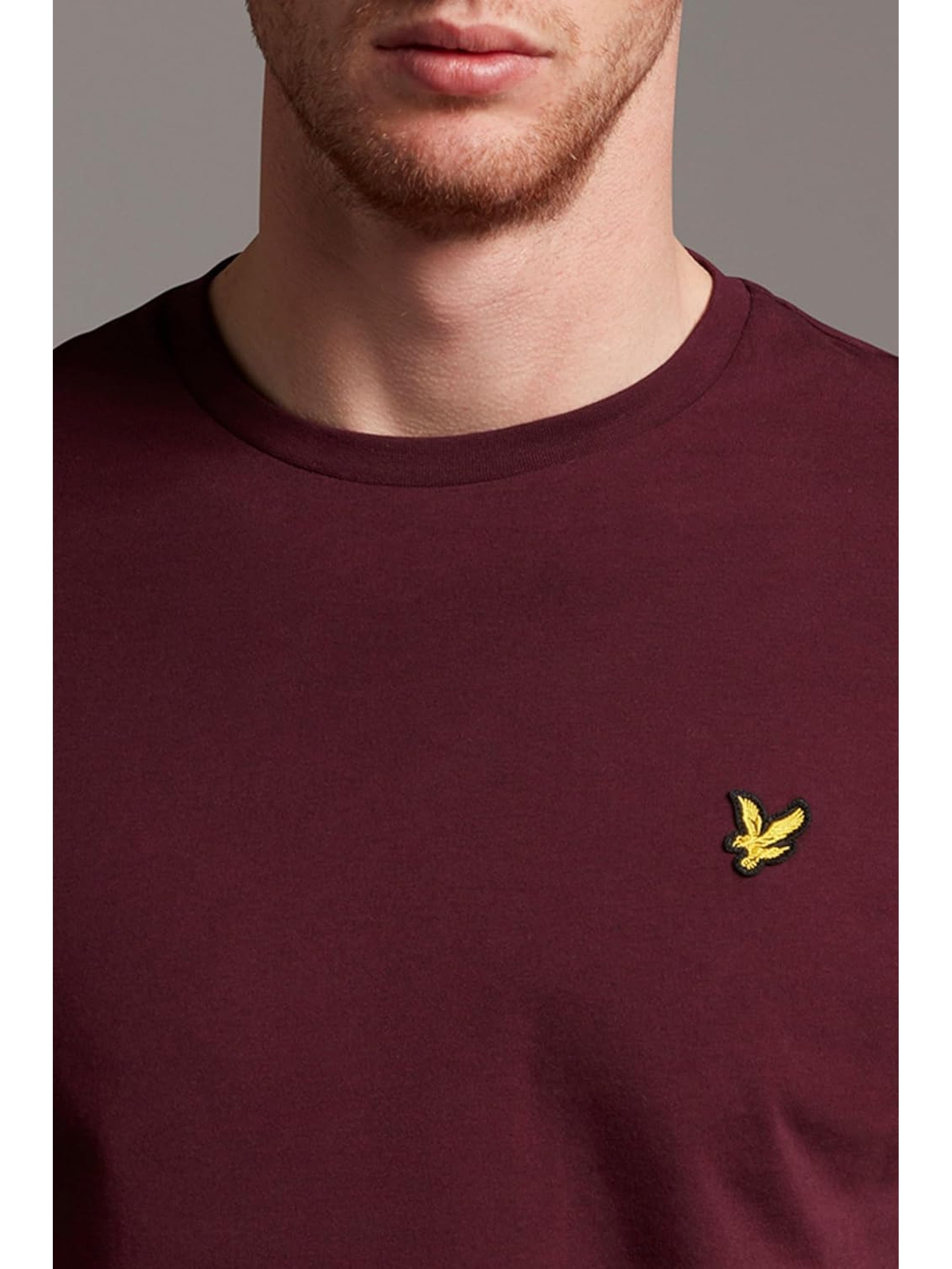 T-shirt LYLE & SCOTT Uomo PLAIN Bordeaux