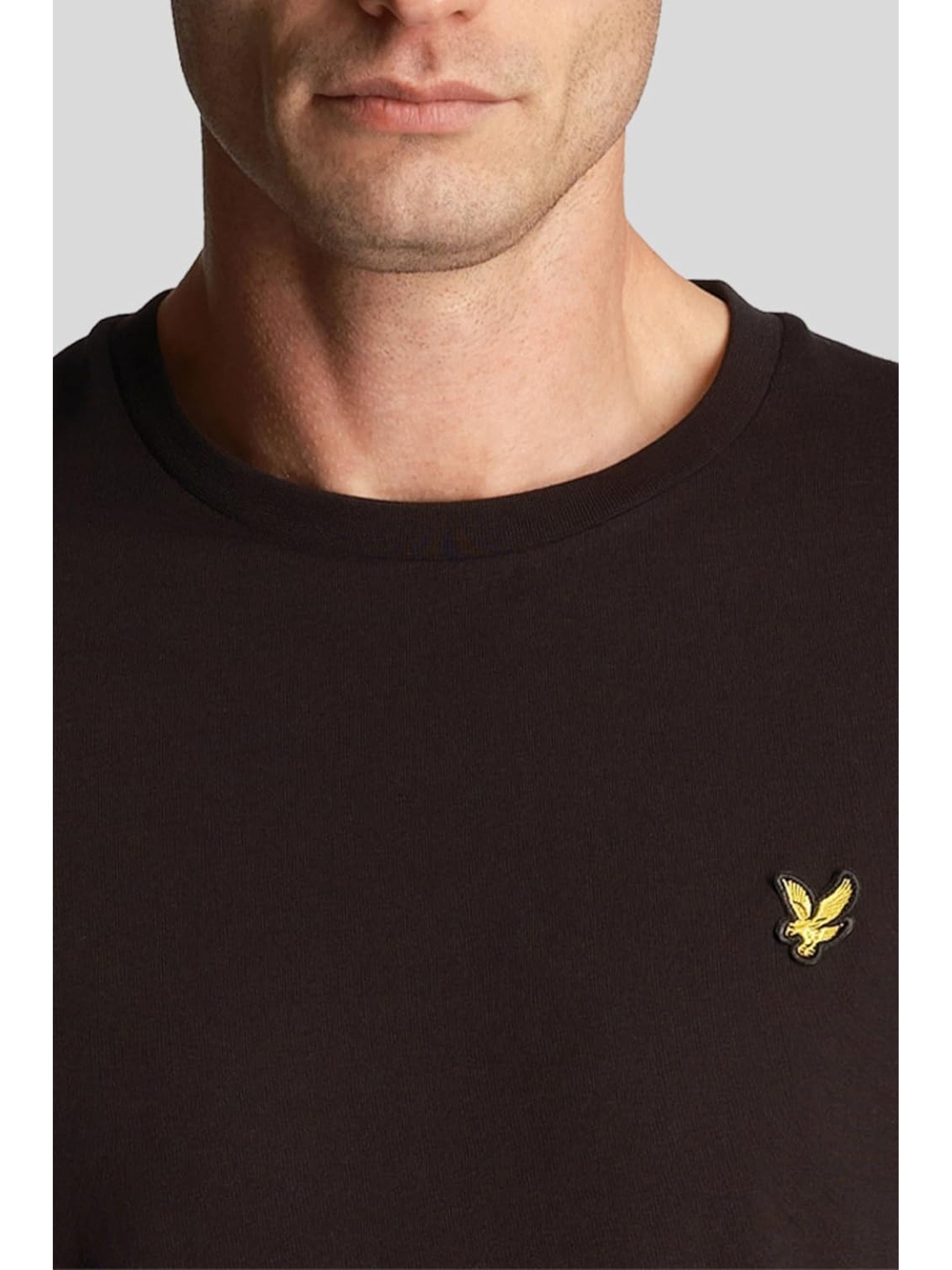 T-shirt LYLE & SCOTT Uomo PLAIN Nero