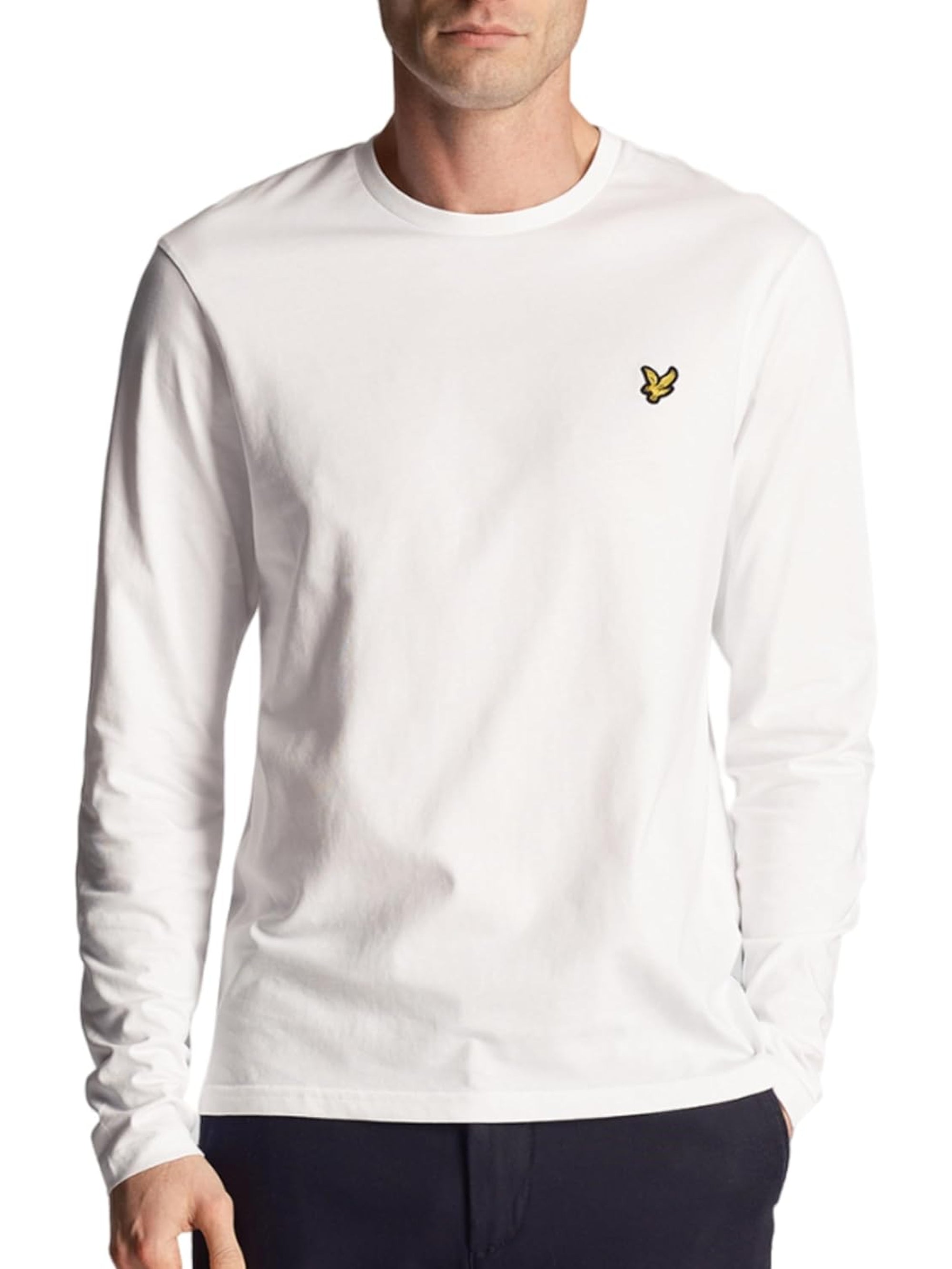 T-shirt LYLE & SCOTT Uomo PLAIN L/S Bianco