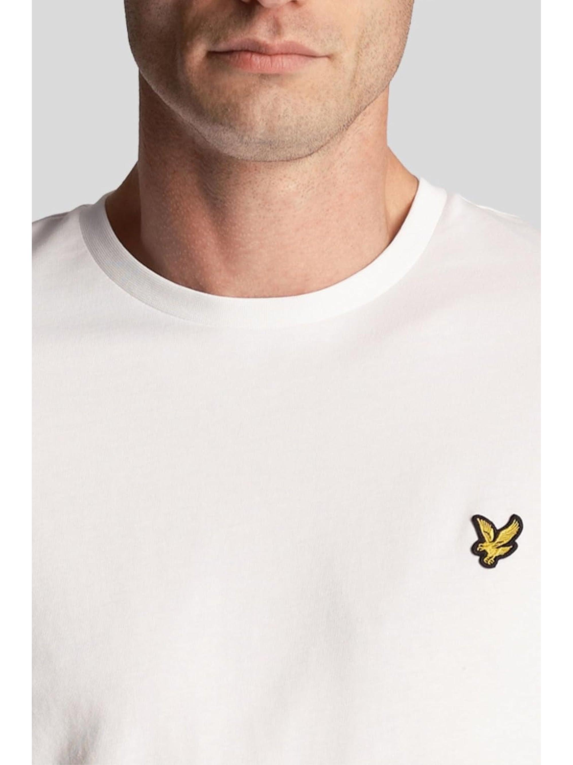 T-shirt LYLE & SCOTT Uomo PLAIN L/S Bianco