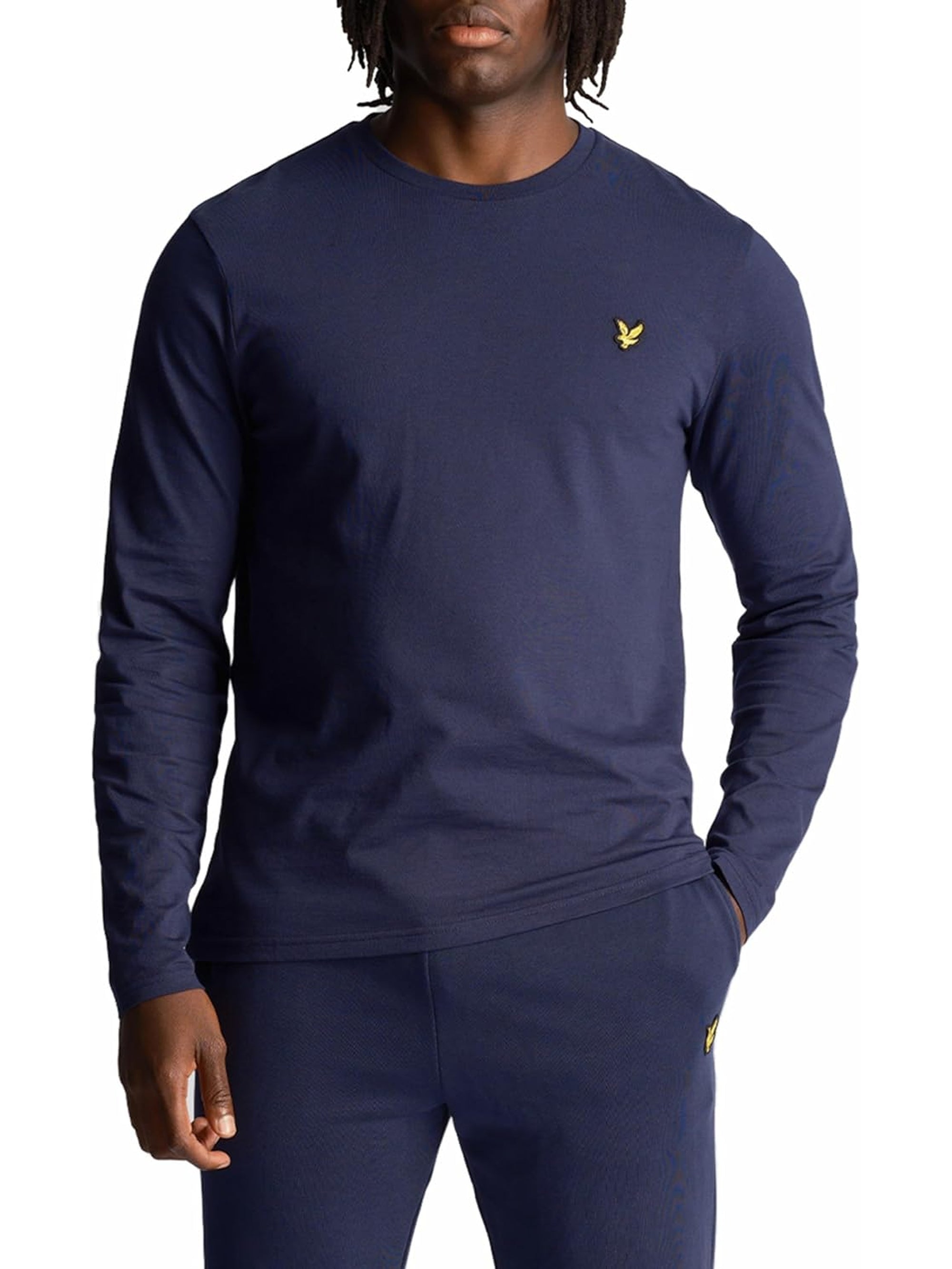 T-shirt LYLE & SCOTT Uomo PLAIN L/S Navy