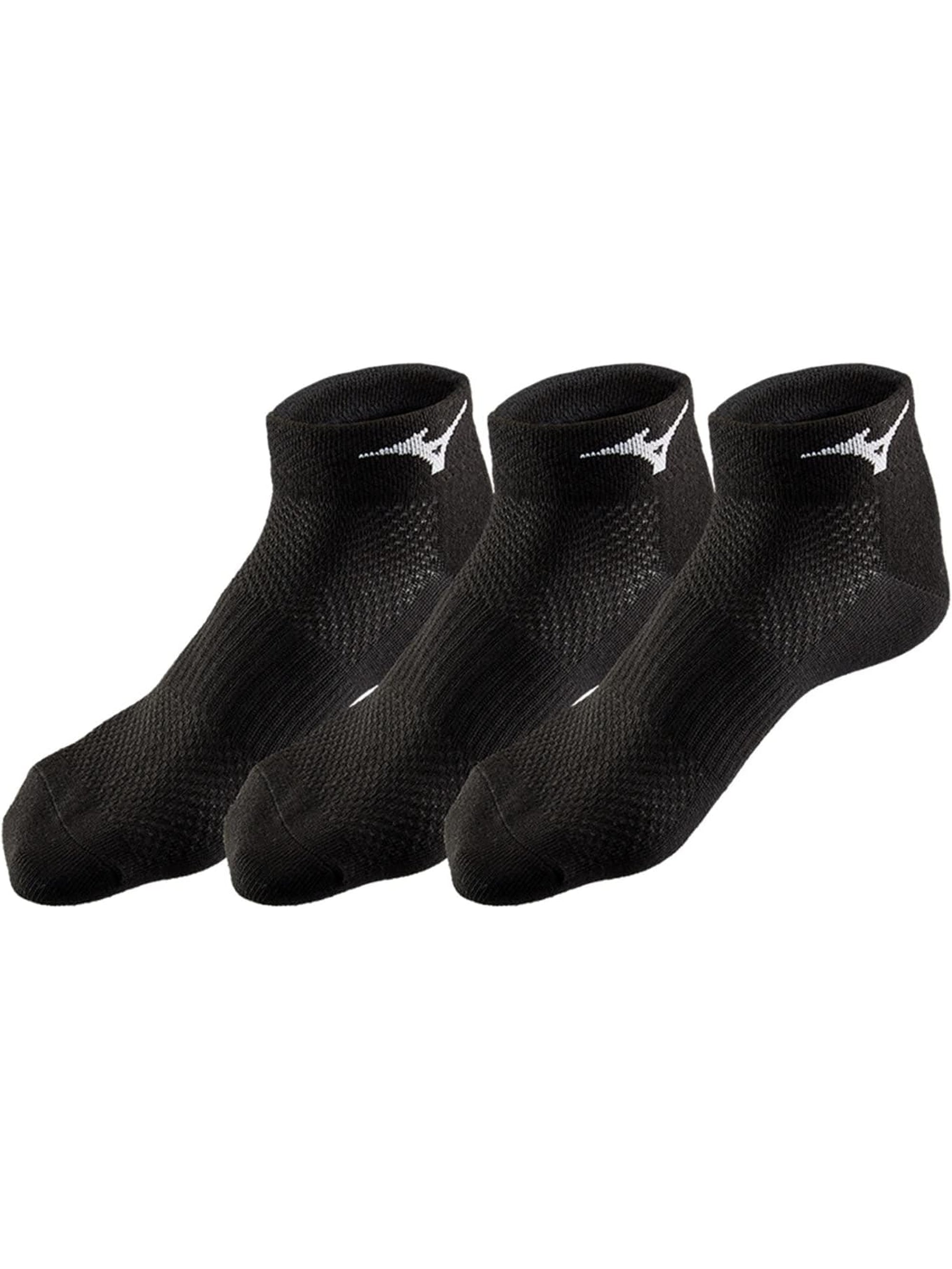 Calze Sportive MIZUNO Unisex RUN SOCK TRIPLE PACK Nero