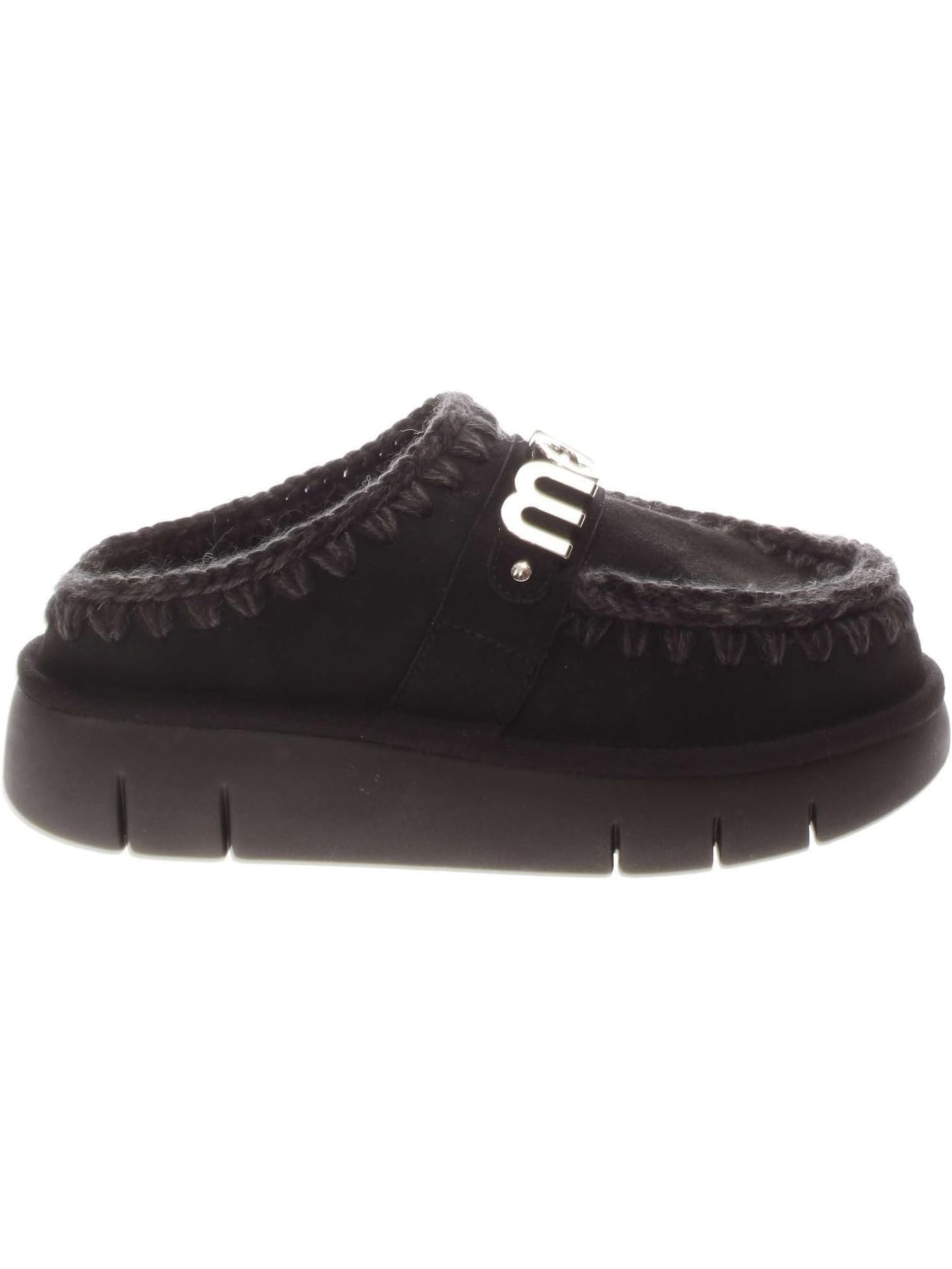 Stivaletti MOU Donna BOUNCE CLOG METAL LOGO Nero