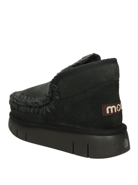Stivaletti Mou Donna Eskimo Bounce Sneaker Nero Mou  Angolo dello Sport