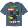 T-shirt NAME IT Bambino SANTI MINECRAFT Navy