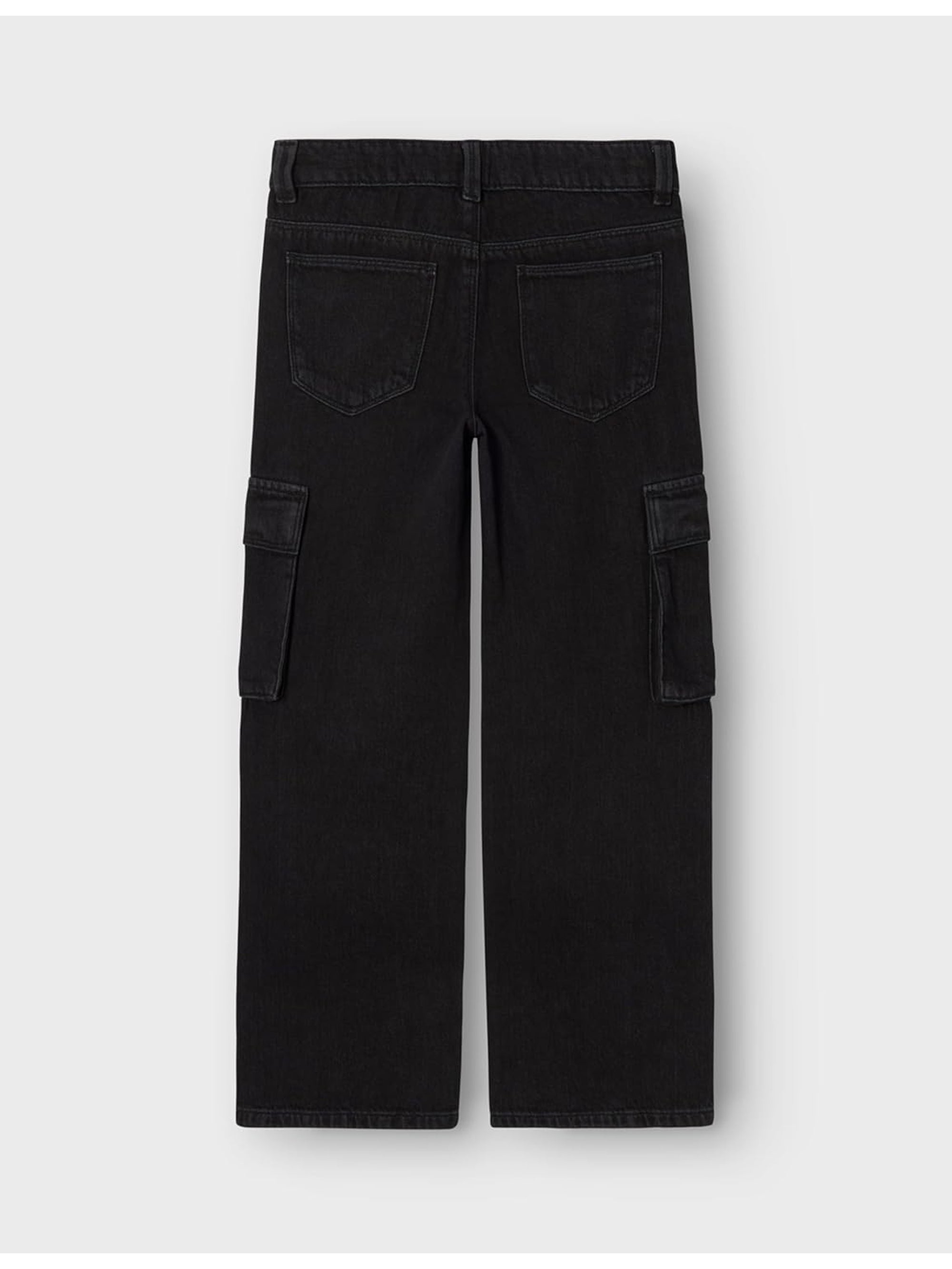 Jeans NAME IT Bambina ROSE WIDE CARGO Nero