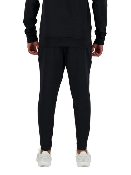 Pantalone Felpa New Balance Uomo Tech Knit Nero New Balance  Angolo dello Sport